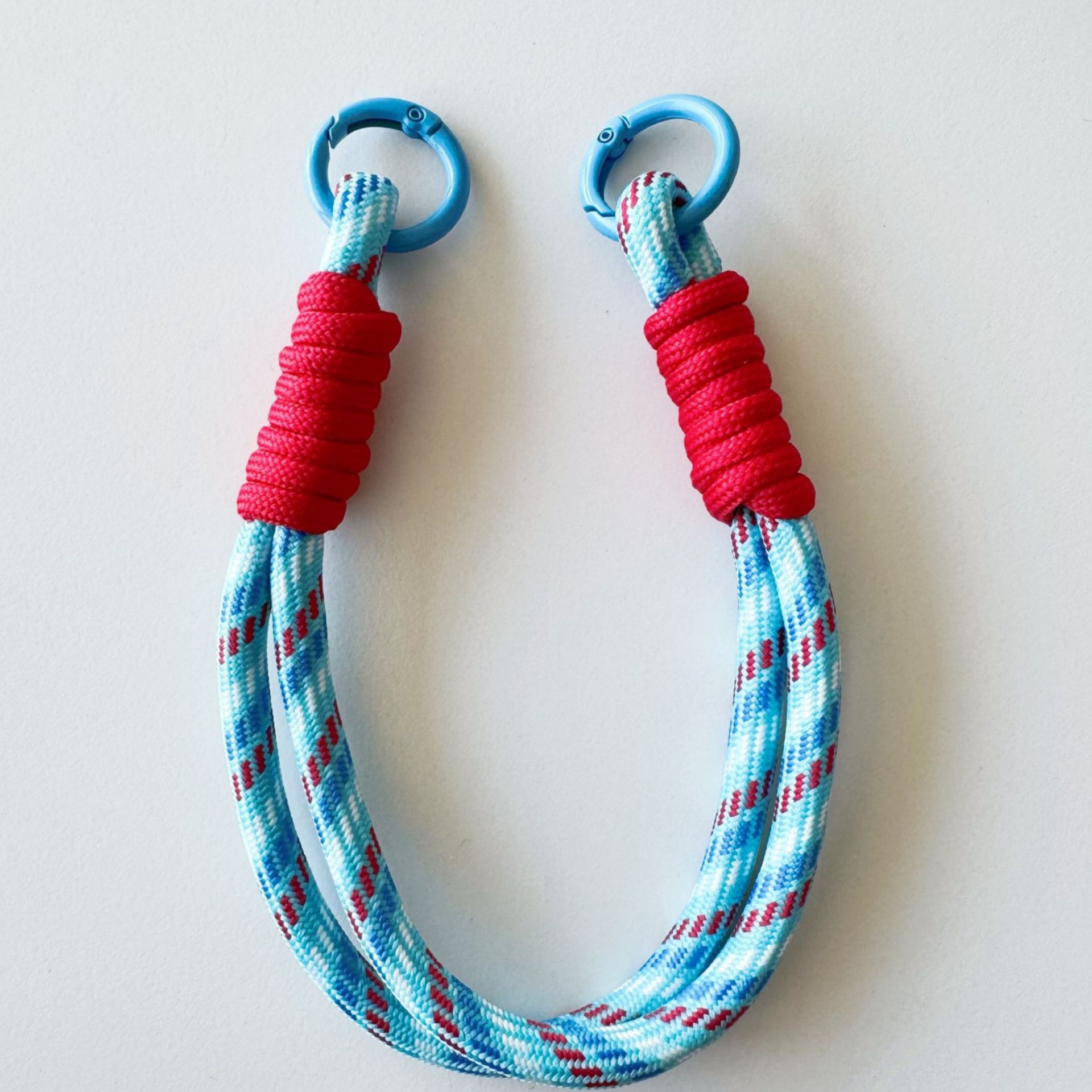 Patterned Double-Ring Lanyard
