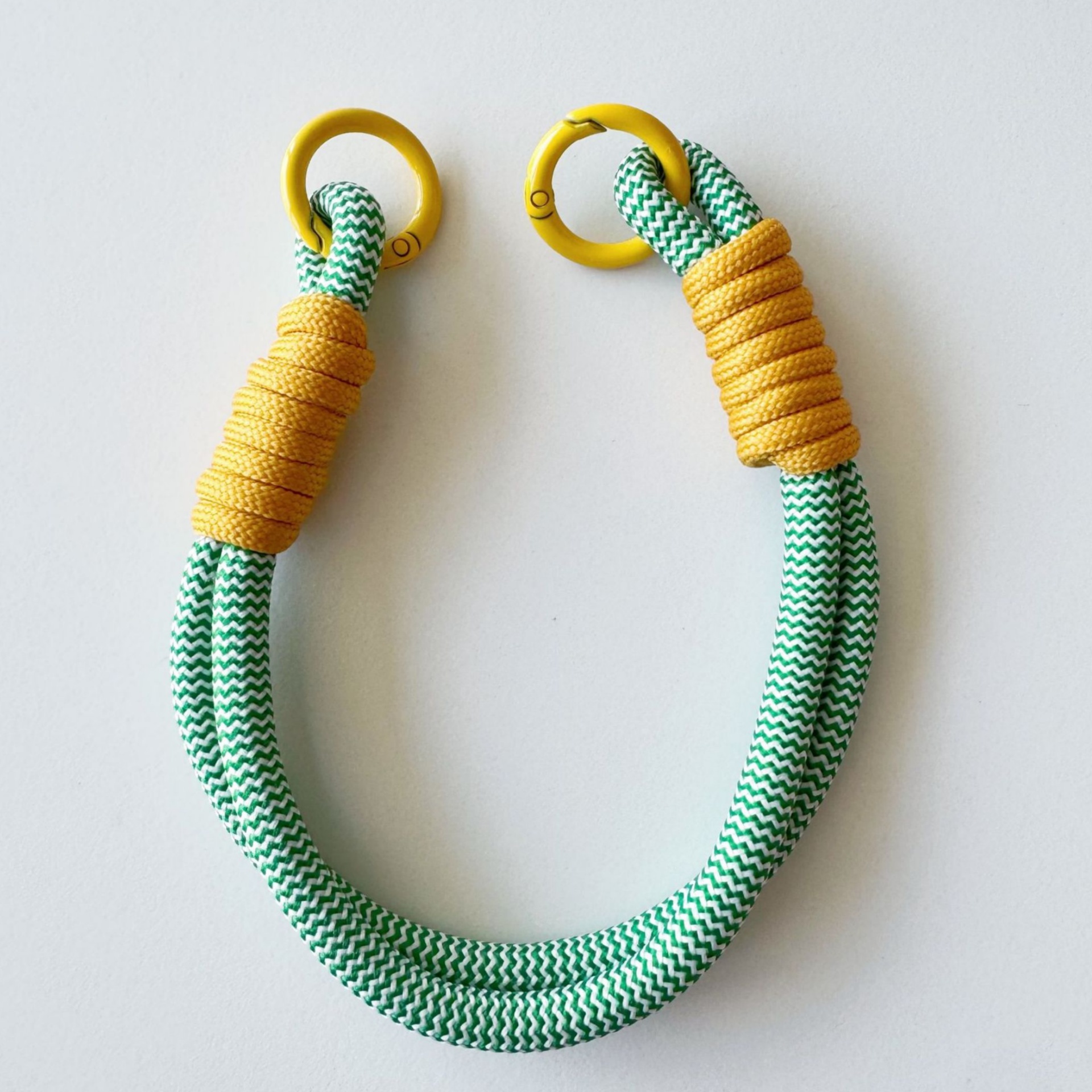 Patterned Double-Ring Lanyard