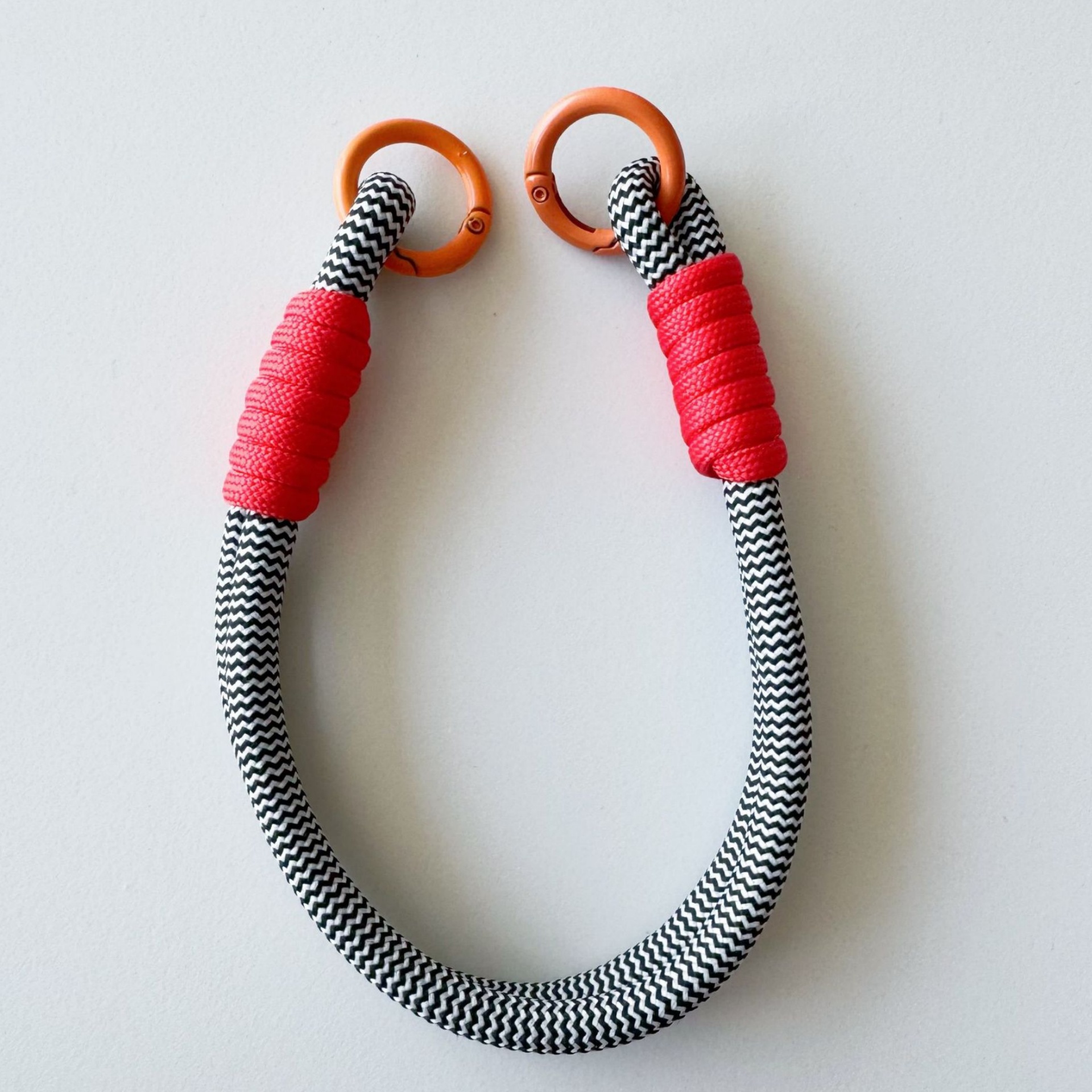 Patterned Double-Ring Lanyard
