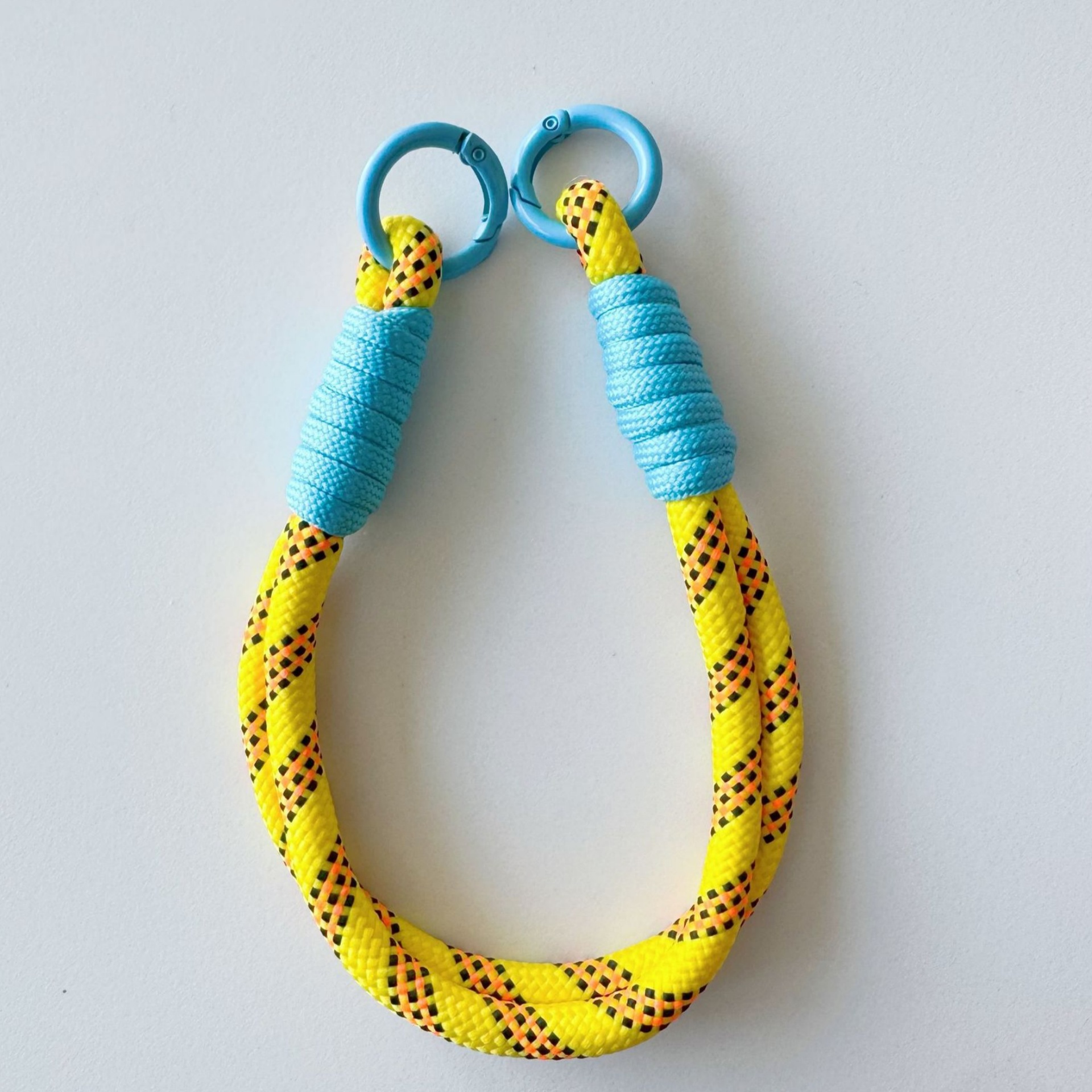 Patterned Double-Ring Lanyard