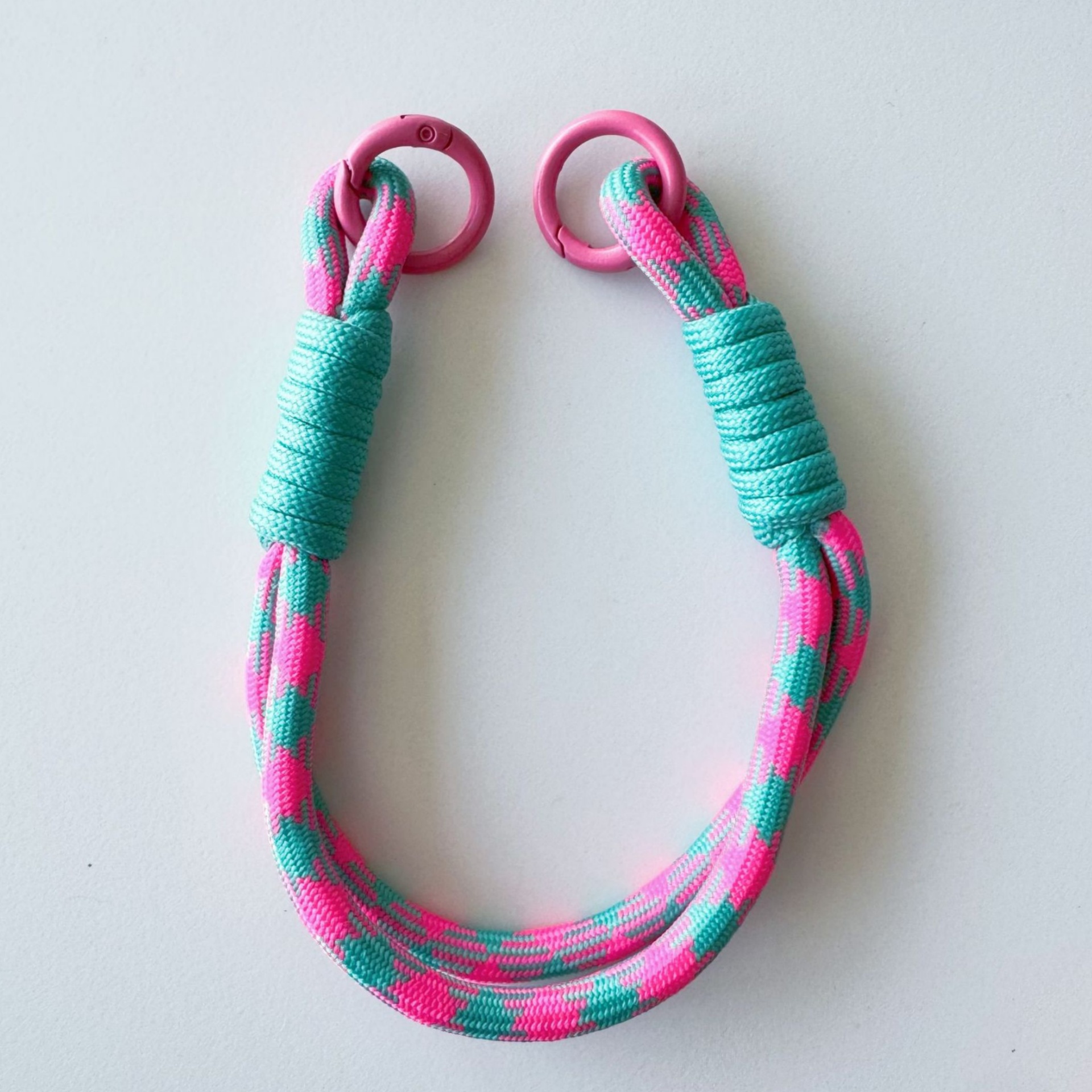 Patterned Double-Ring Lanyard