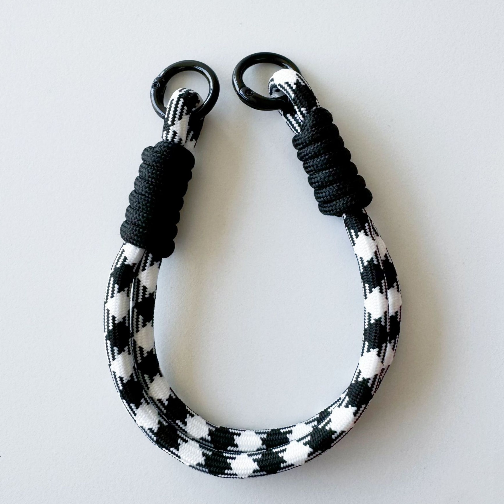 Patterned Double-Ring Lanyard