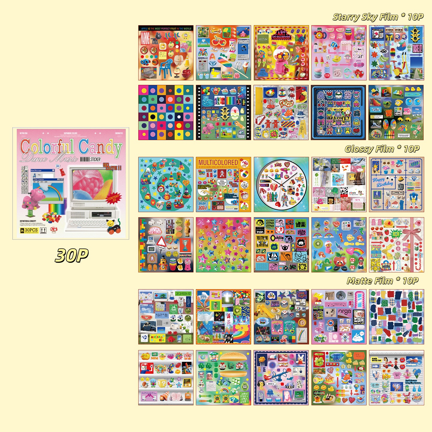 Retro and Future Sticker Book