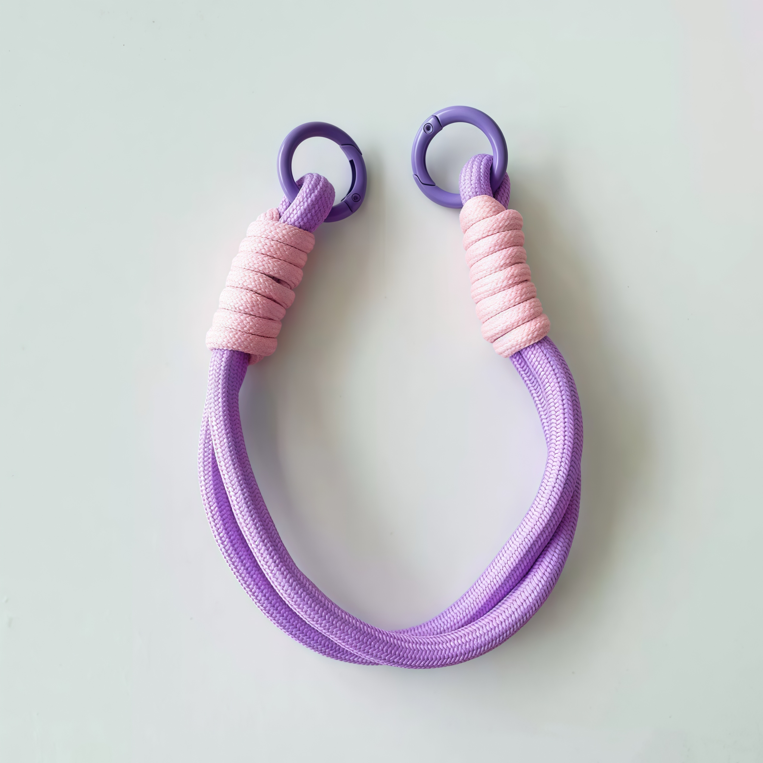 Patterned Double-Ring Lanyard