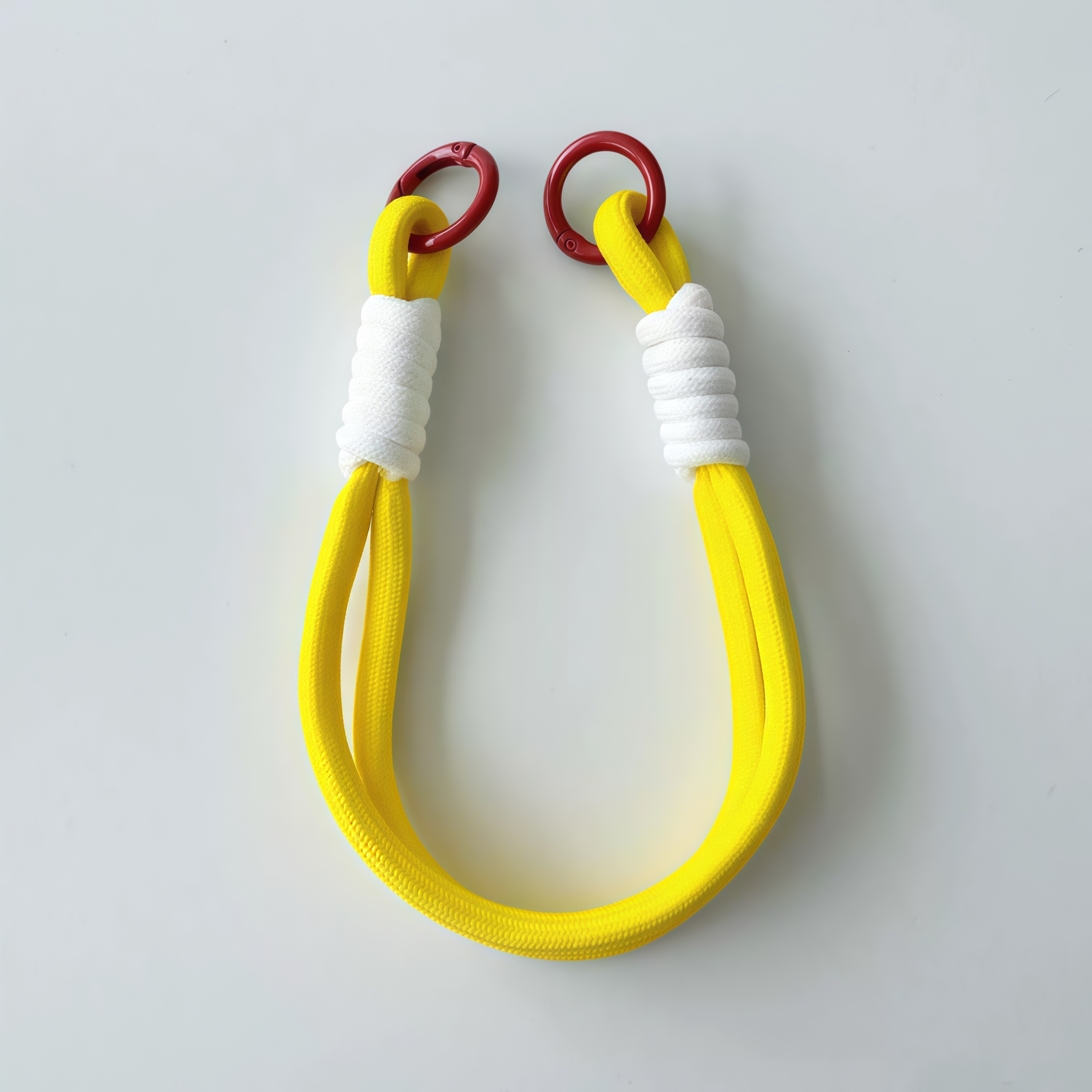 Patterned Double-Ring Lanyard