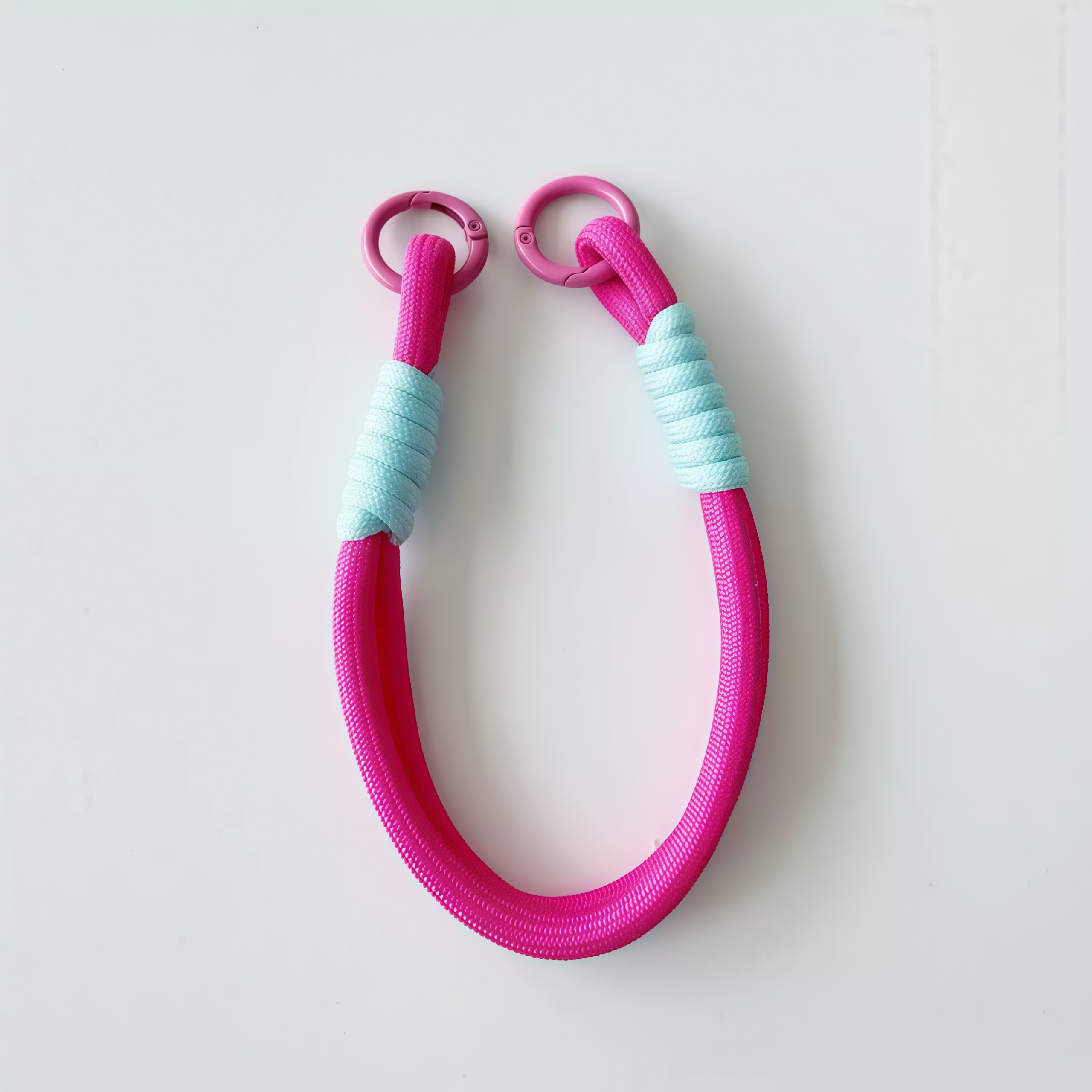 Patterned Double-Ring Lanyard