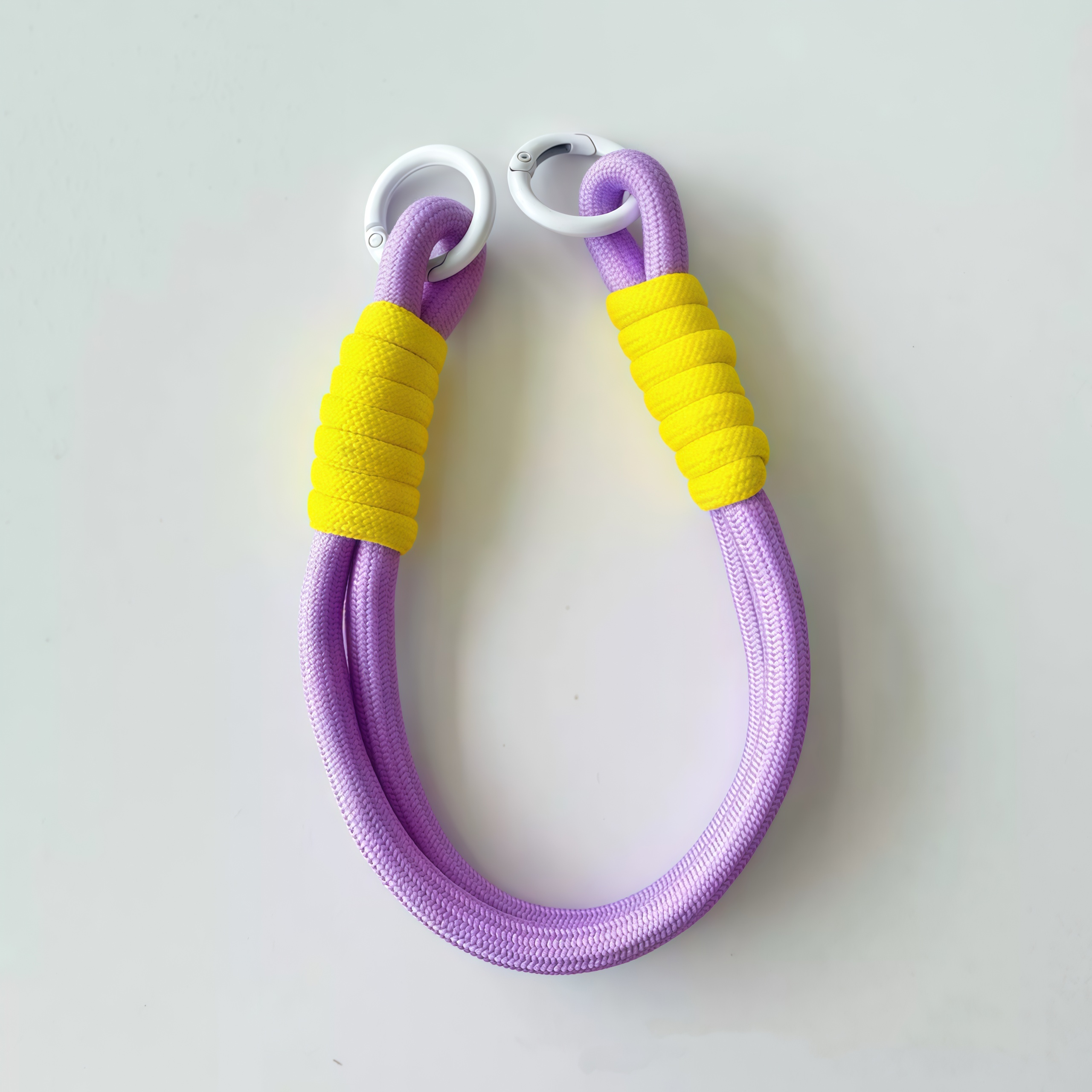 Patterned Double-Ring Lanyard