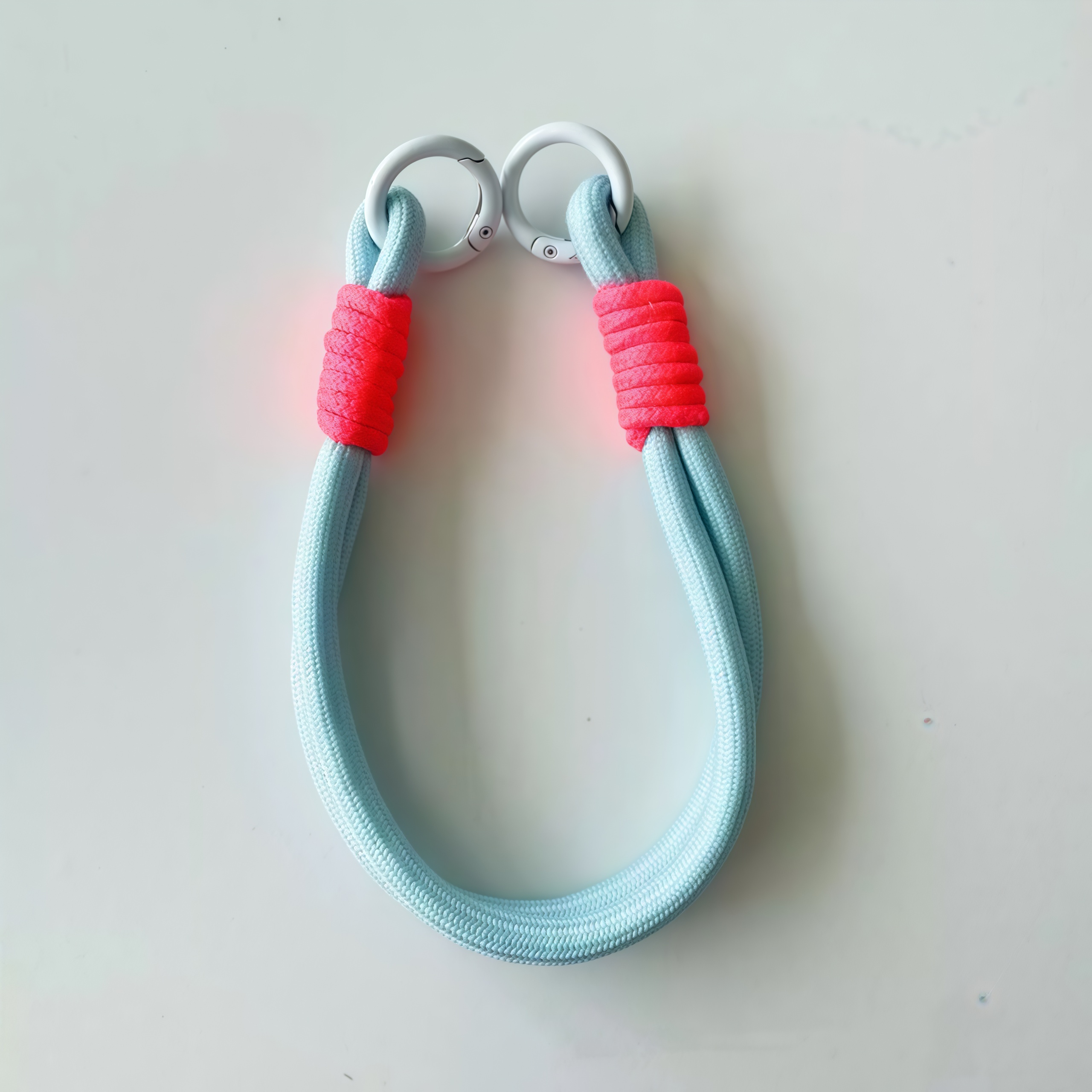 Patterned Double-Ring Lanyard
