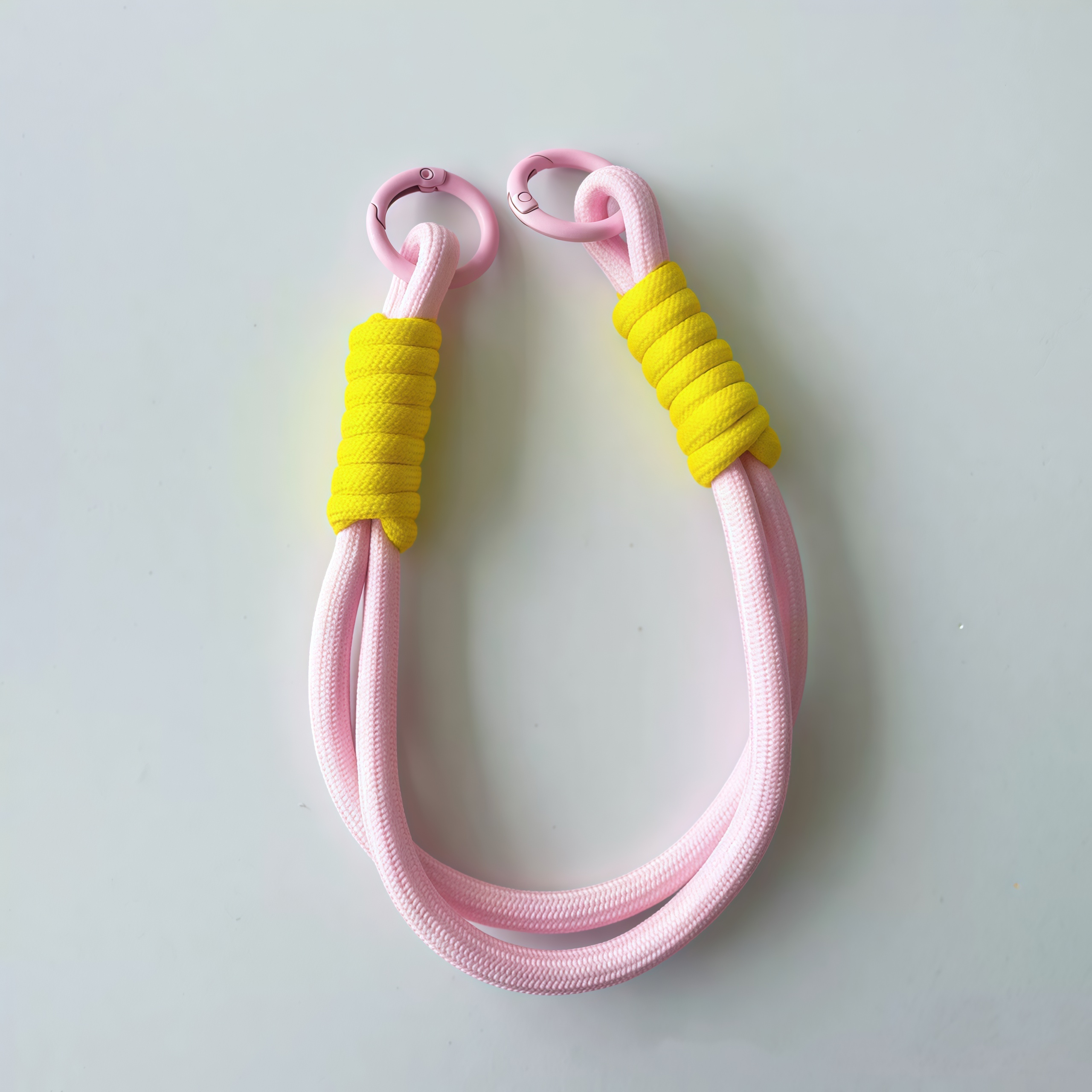 Patterned Double-Ring Lanyard