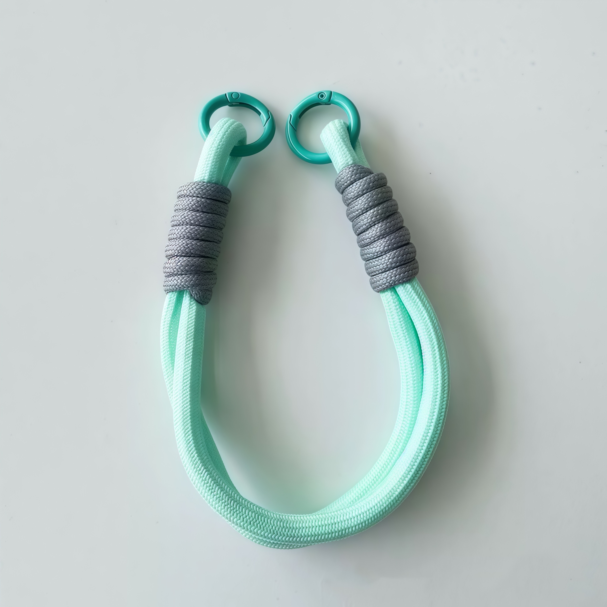 Patterned Double-Ring Lanyard