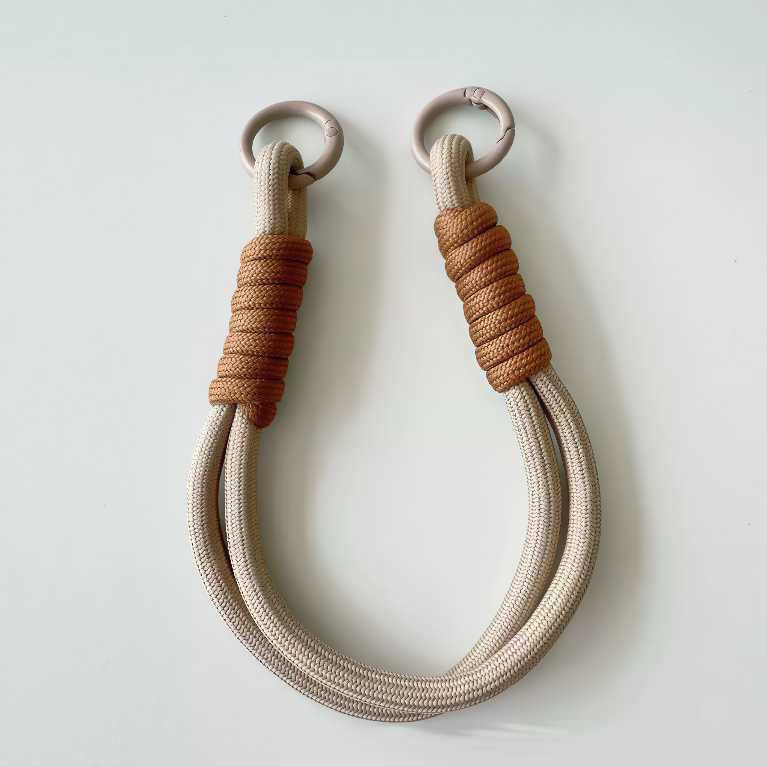Patterned Double-Ring Lanyard