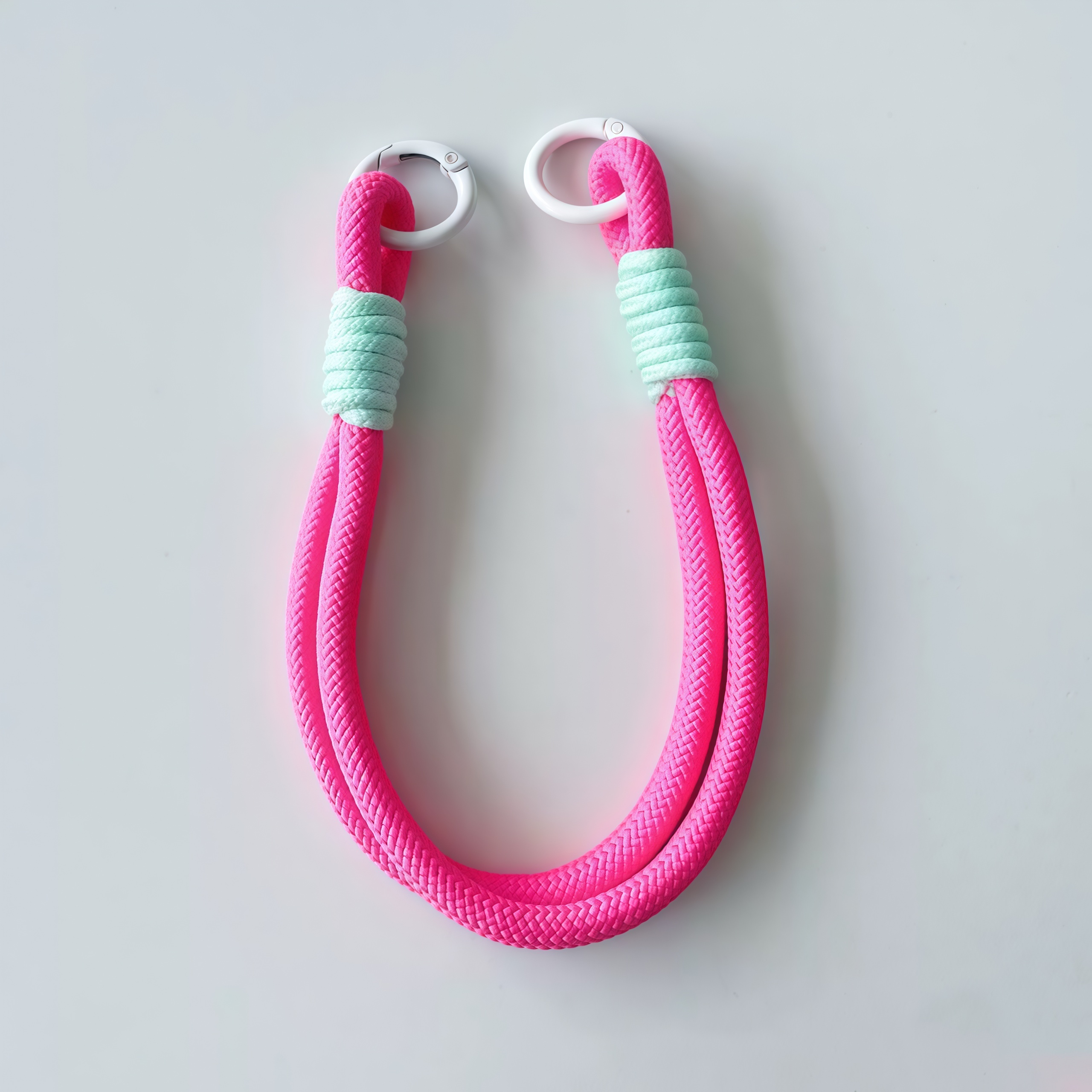 Patterned Double-Ring Lanyard