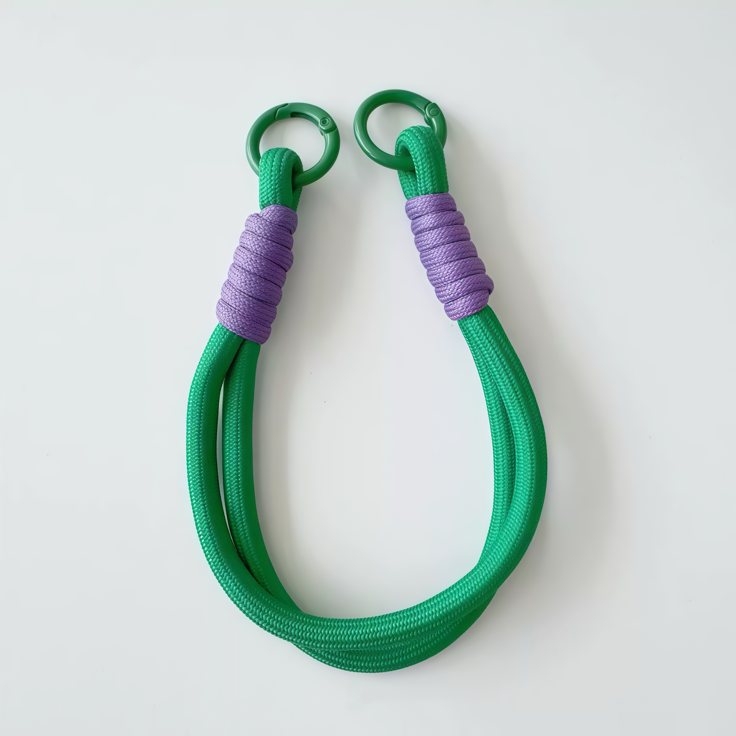 Patterned Double-Ring Lanyard