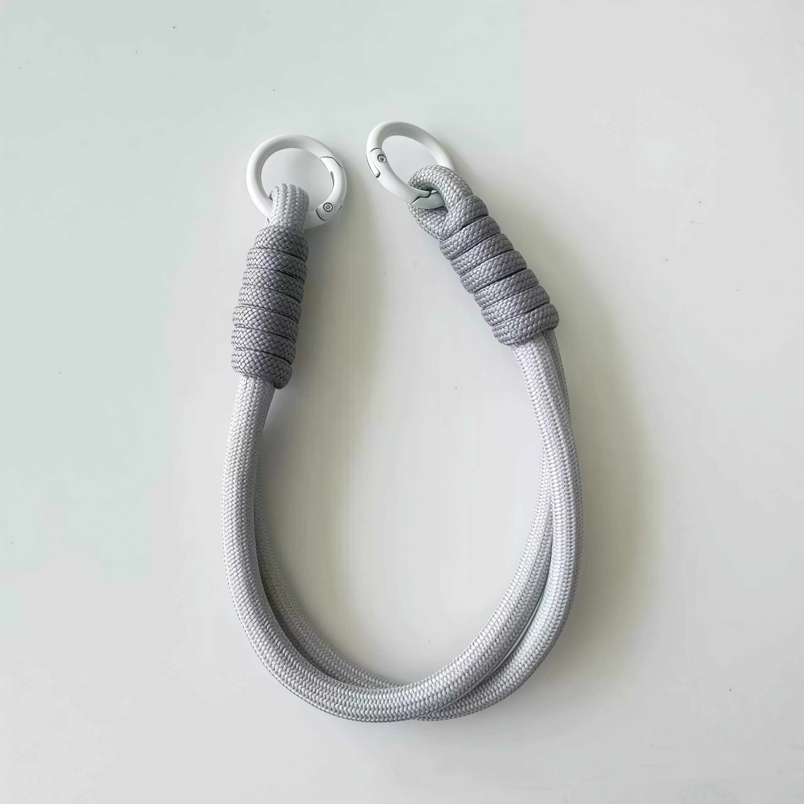 Patterned Double-Ring Lanyard