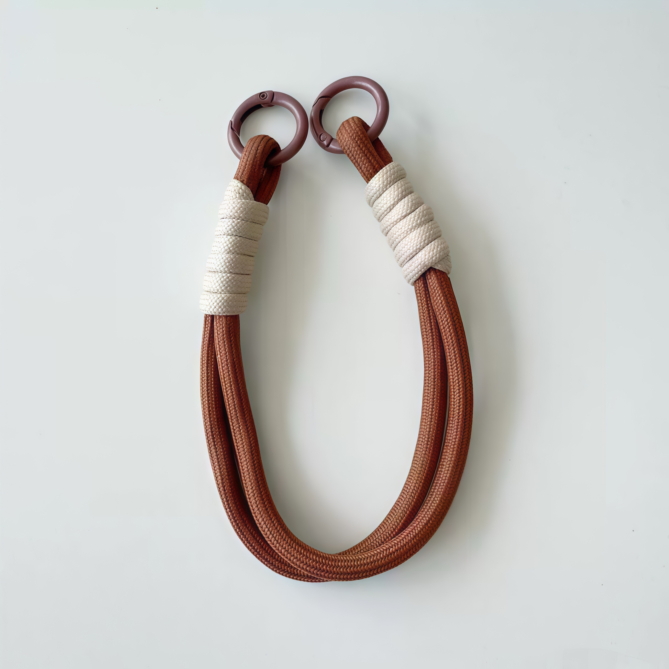 Patterned Double-Ring Lanyard