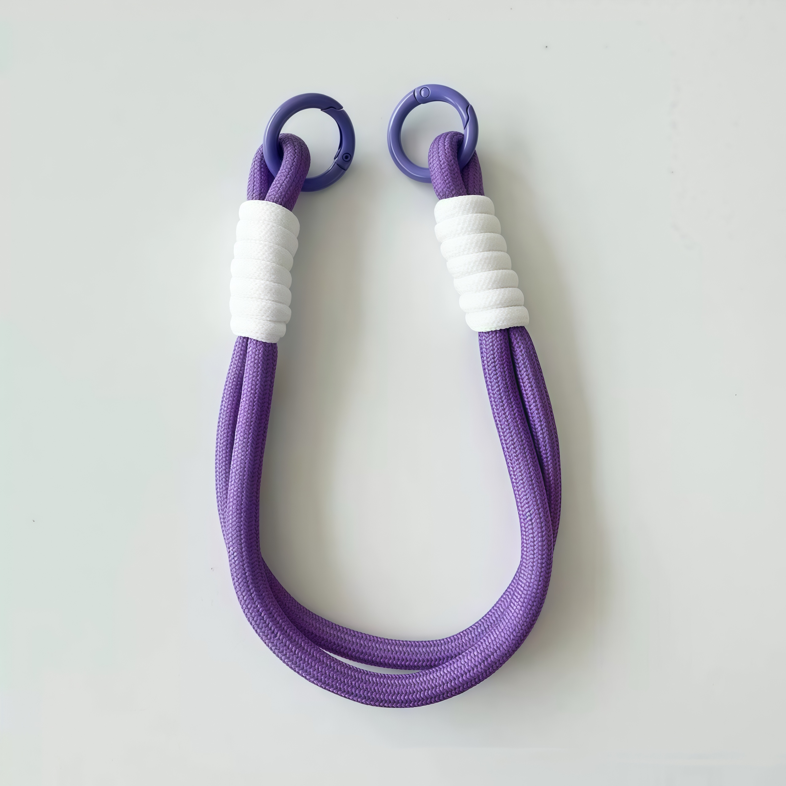Patterned Double-Ring Lanyard