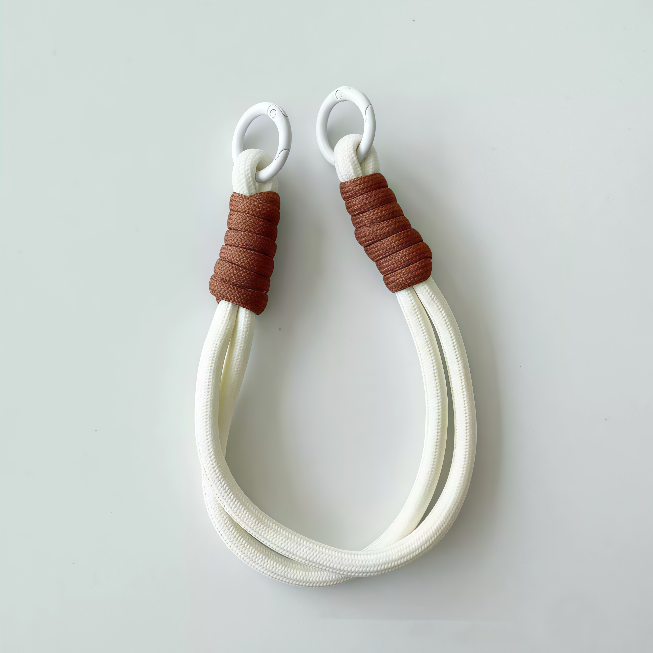 Patterned Double-Ring Lanyard