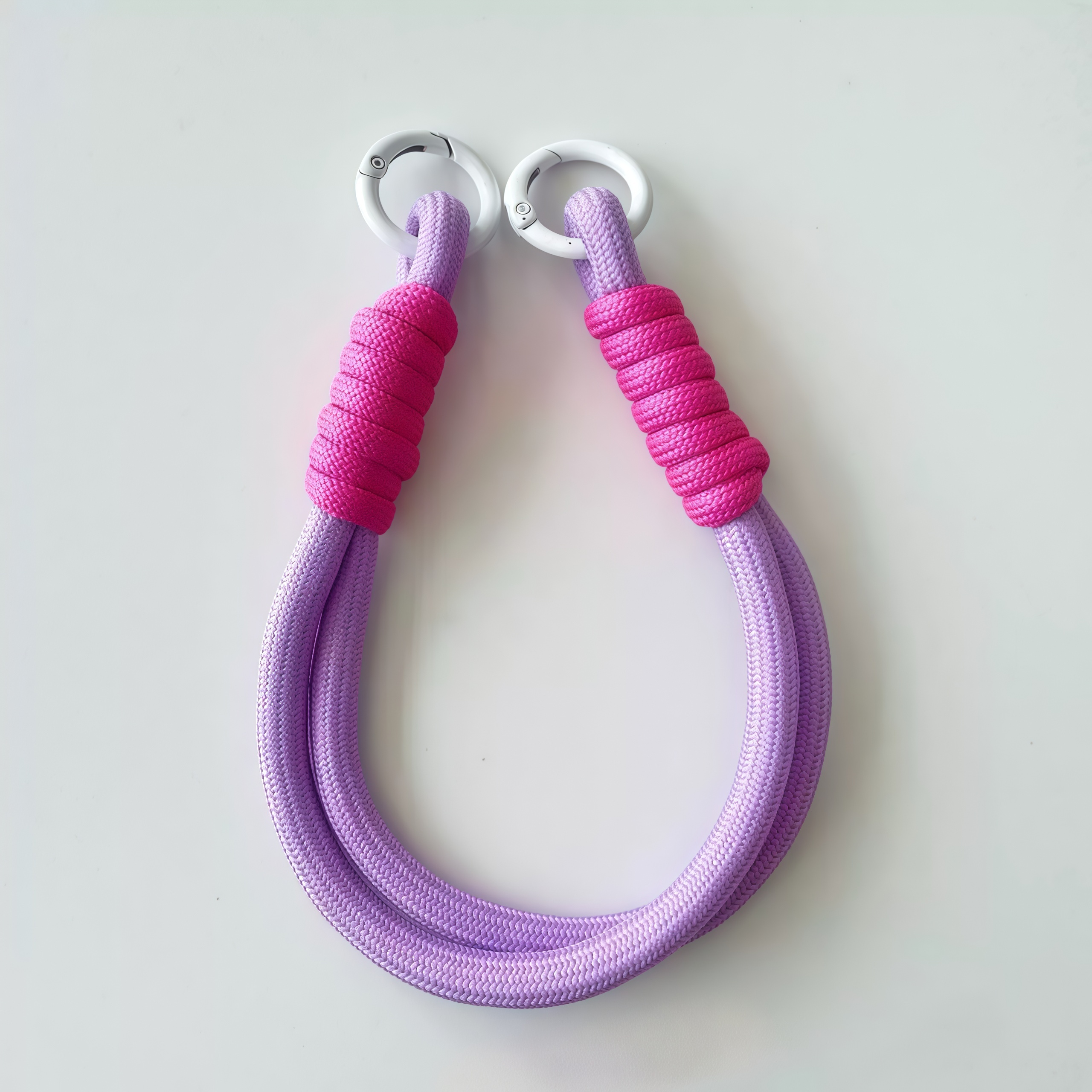 Patterned Double-Ring Lanyard