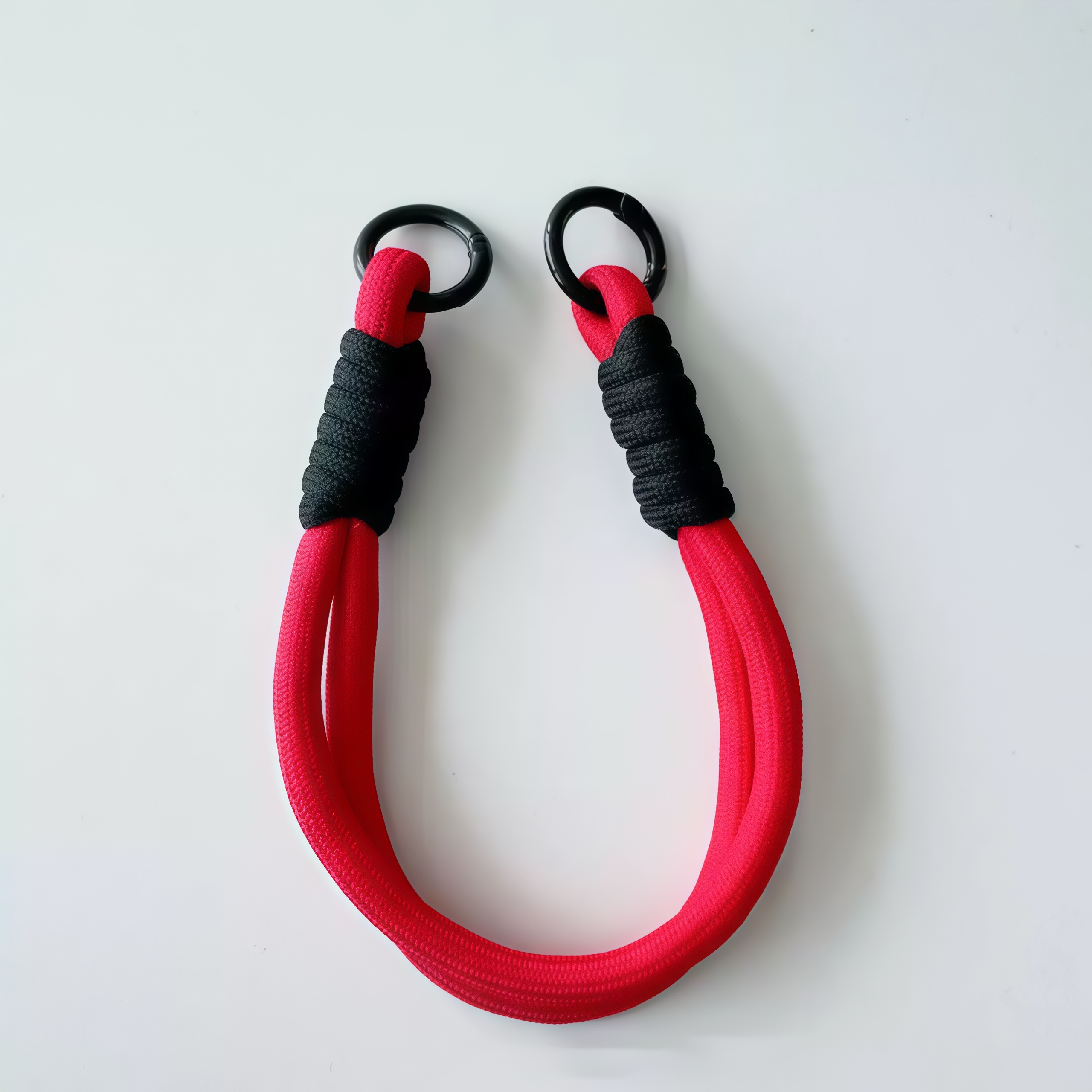 Patterned Double-Ring Lanyard