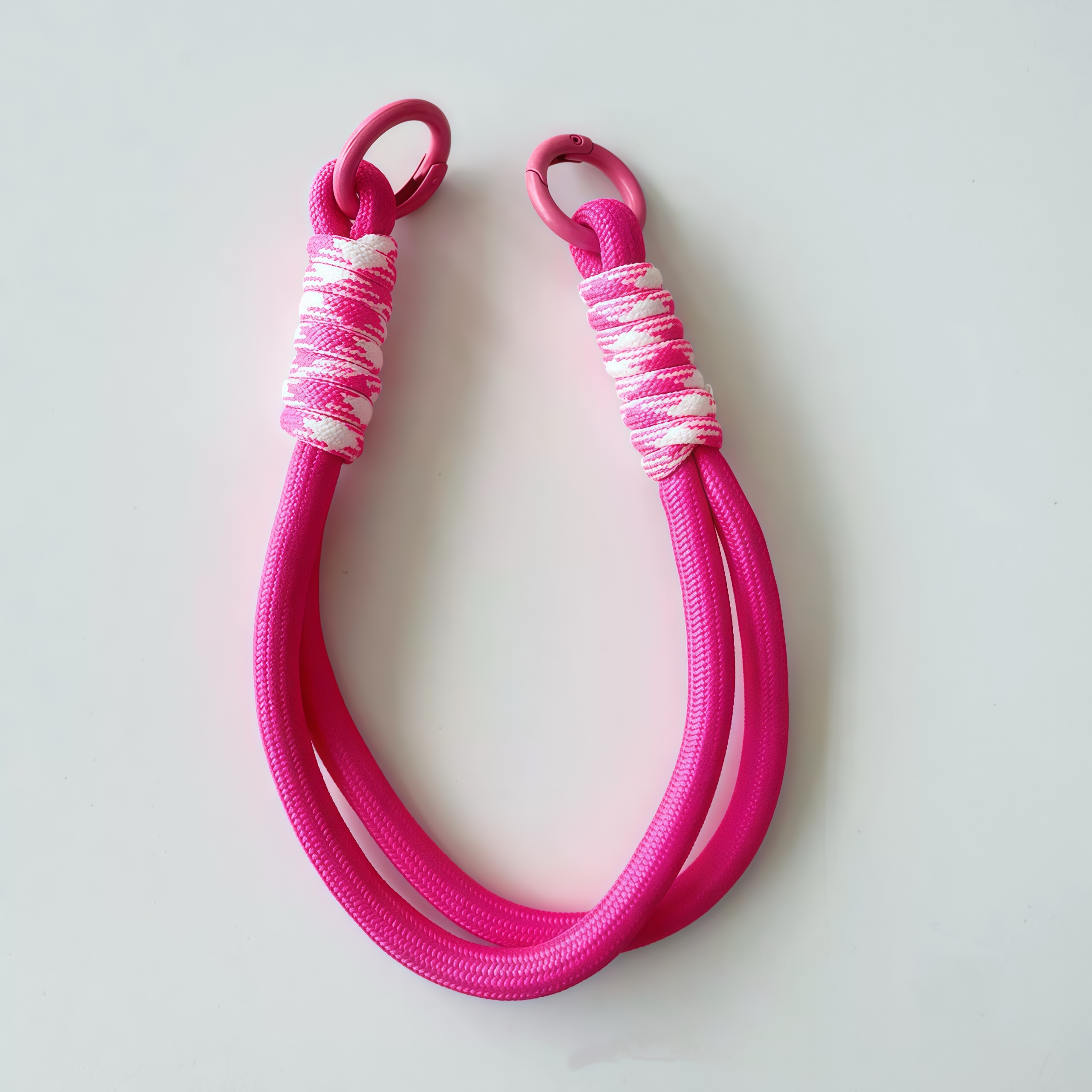Patterned Double-Ring Lanyard