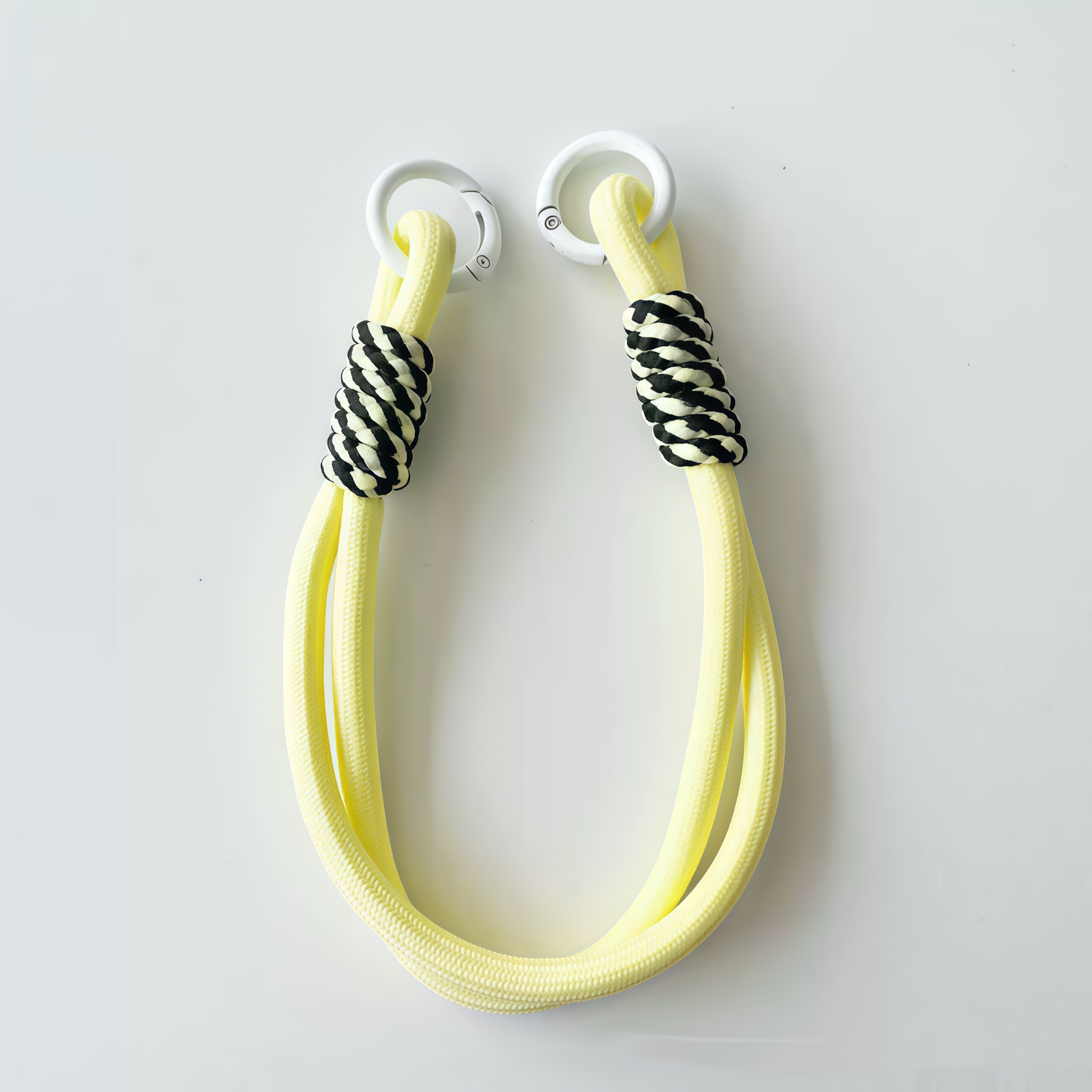 Patterned Double-Ring Lanyard