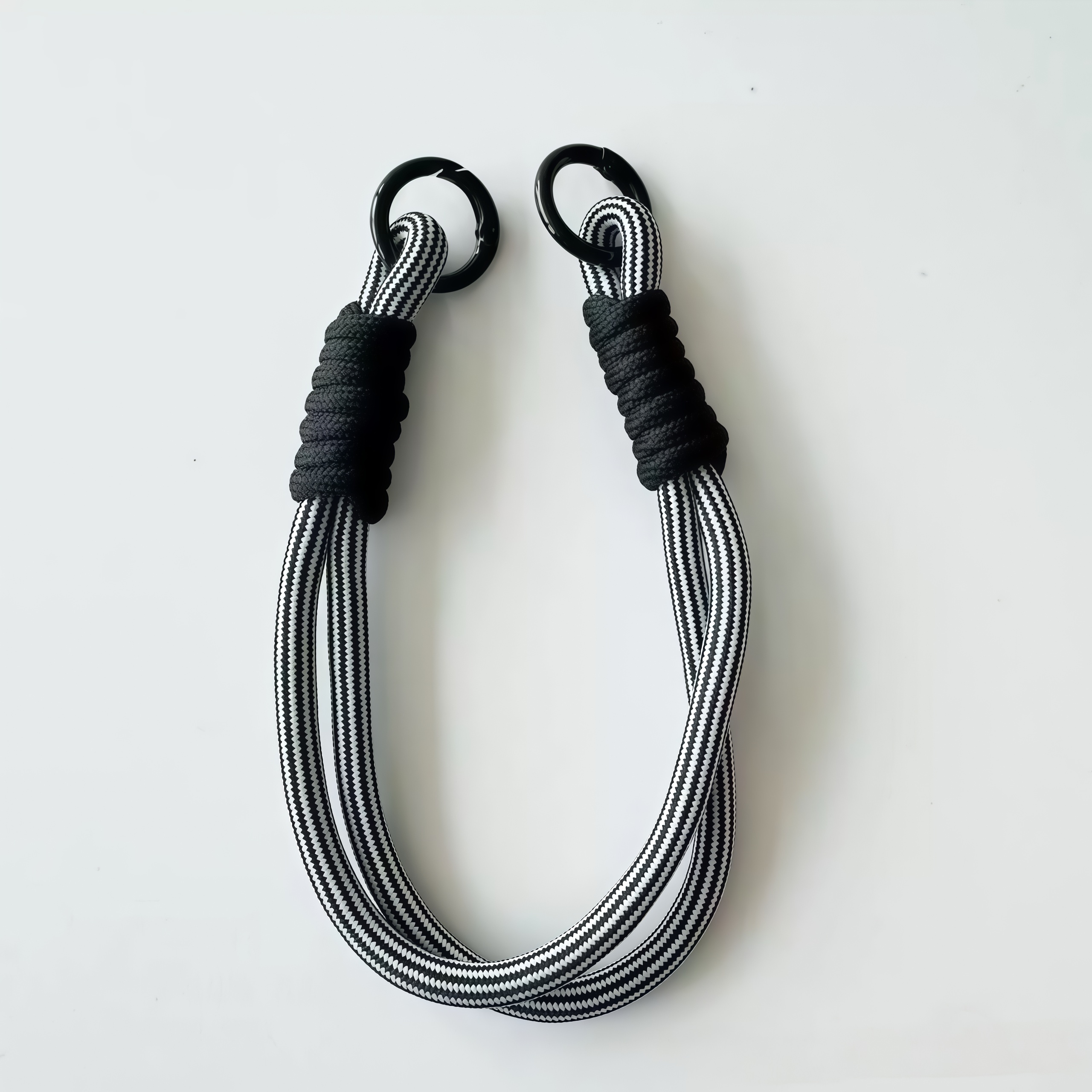 Patterned Double-Ring Lanyard