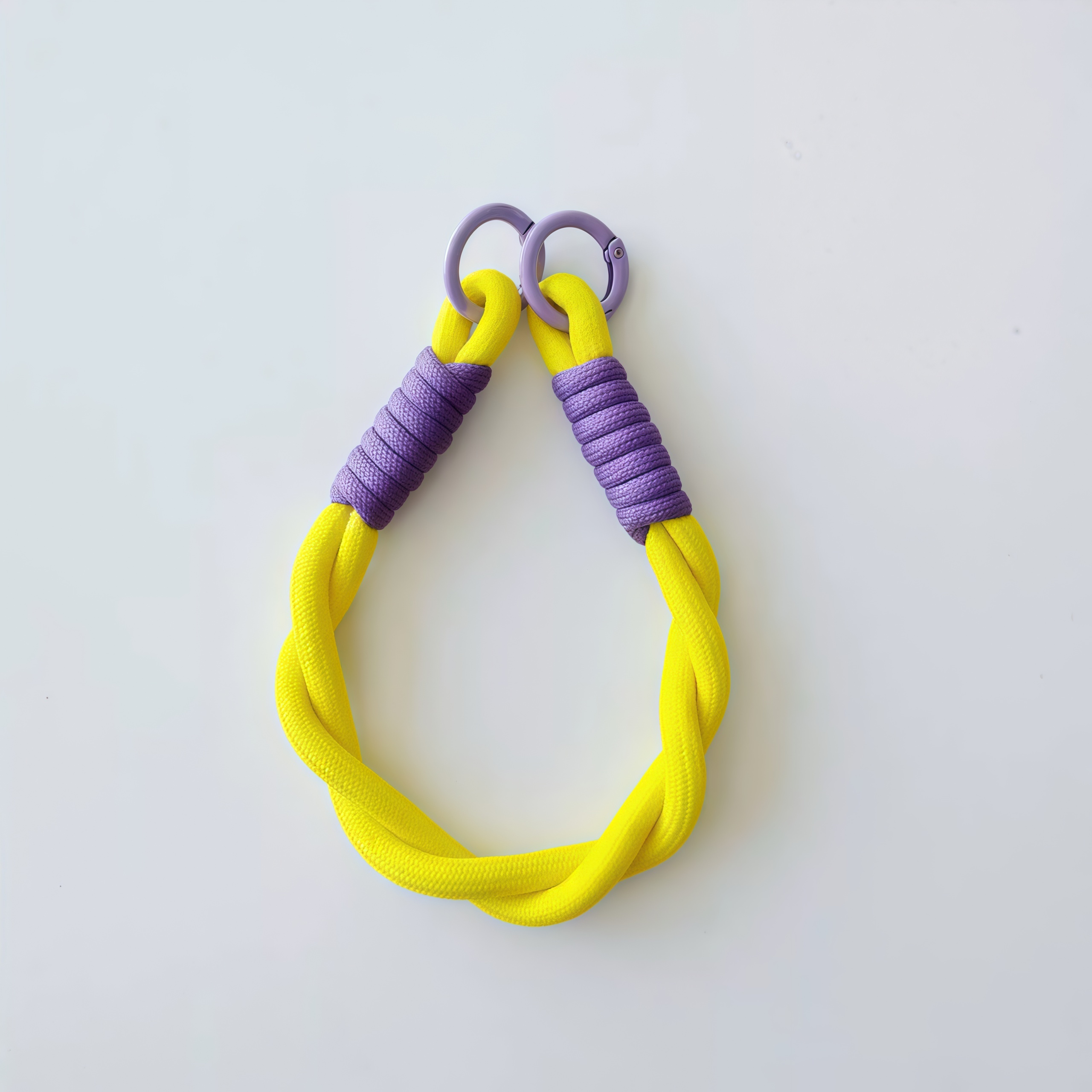 Patterned Double-Ring Lanyard
