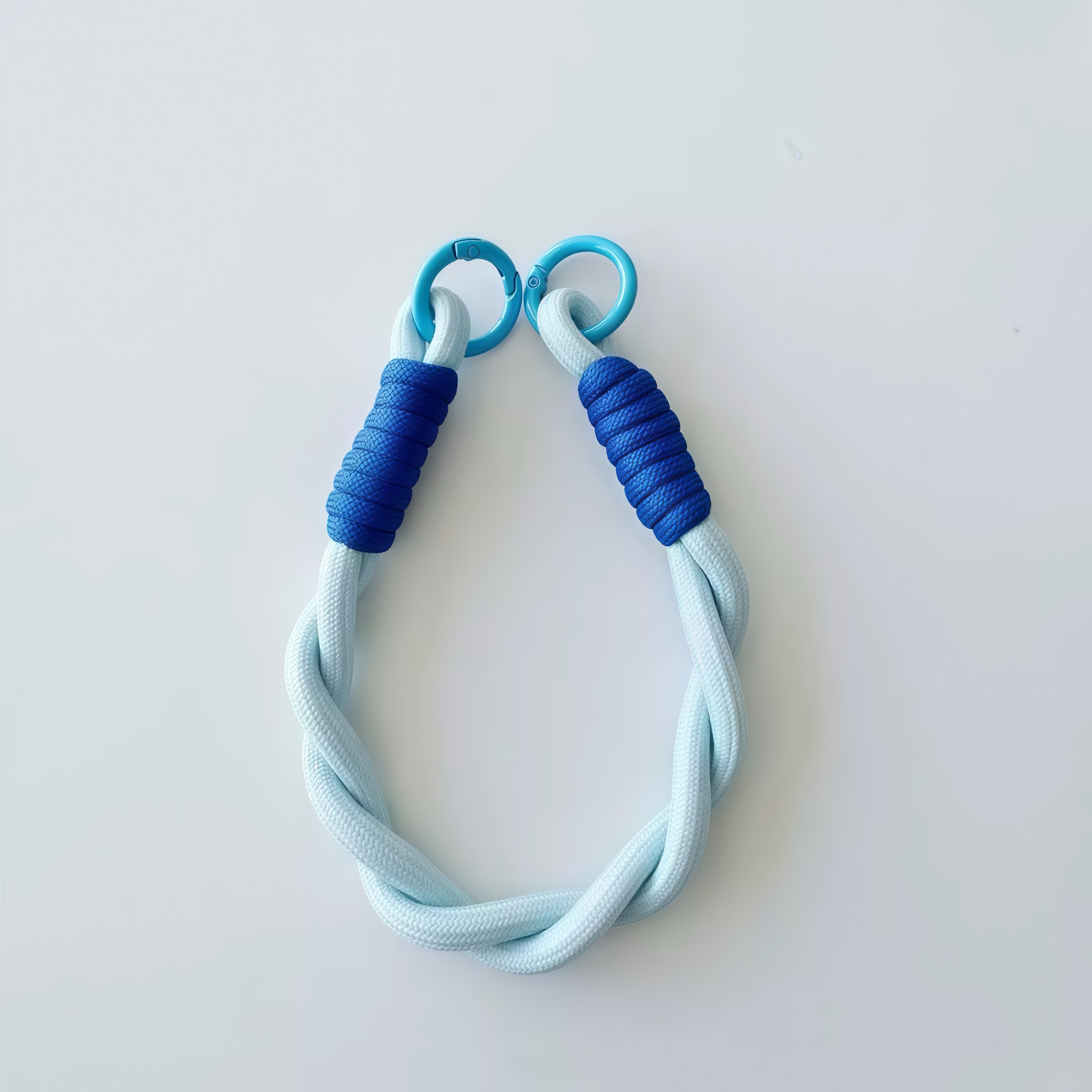Patterned Double-Ring Lanyard