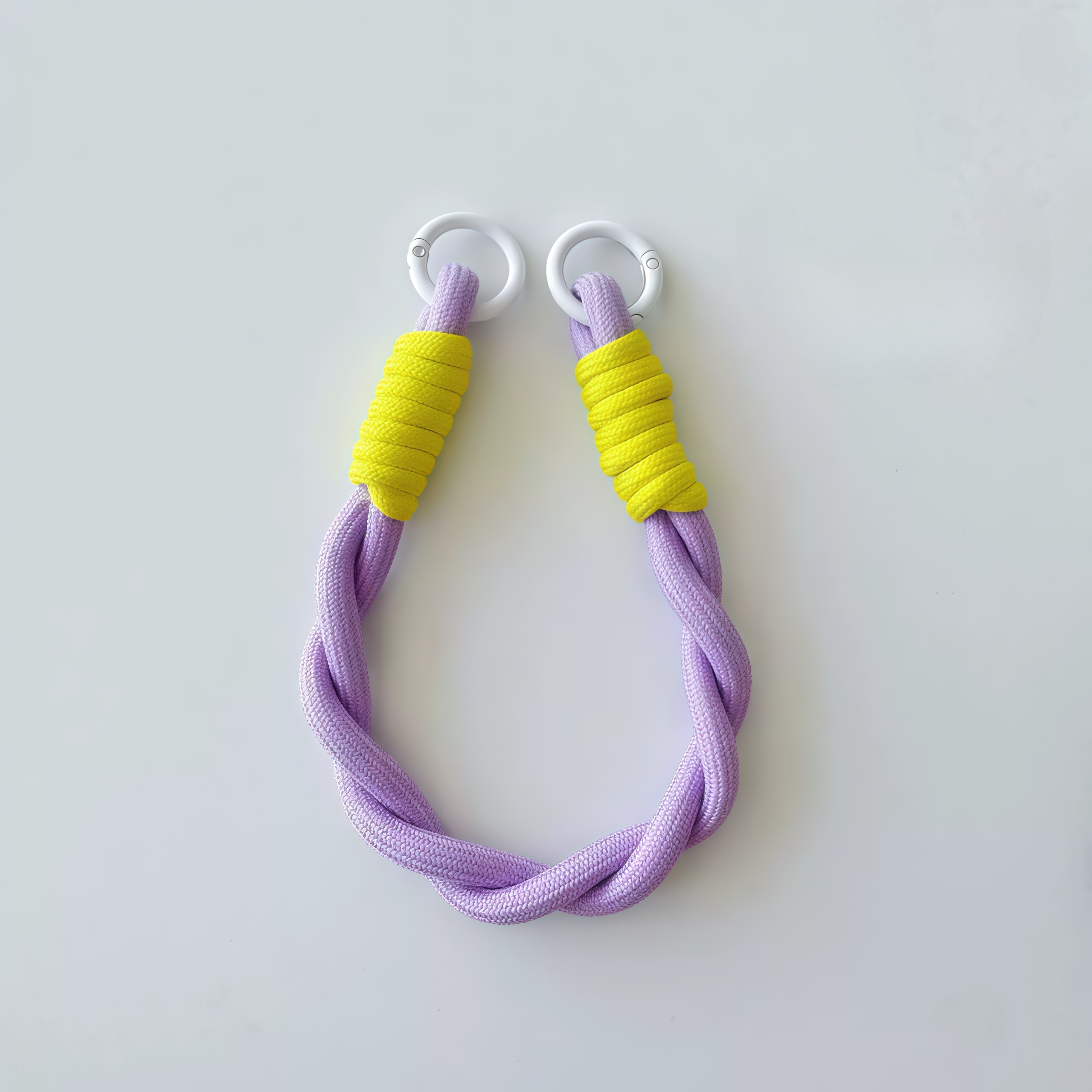 Patterned Double-Ring Lanyard