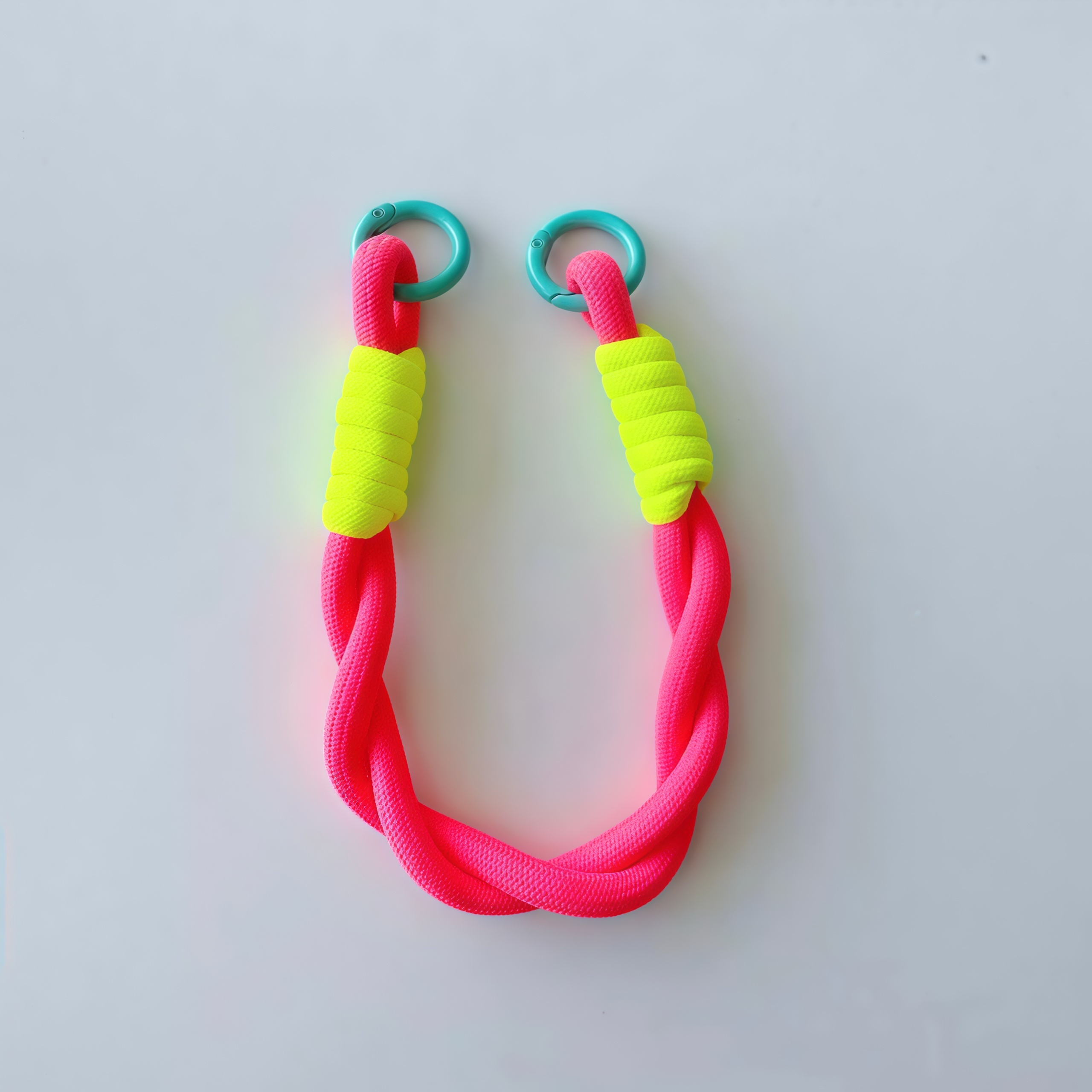 Patterned Double-Ring Lanyard