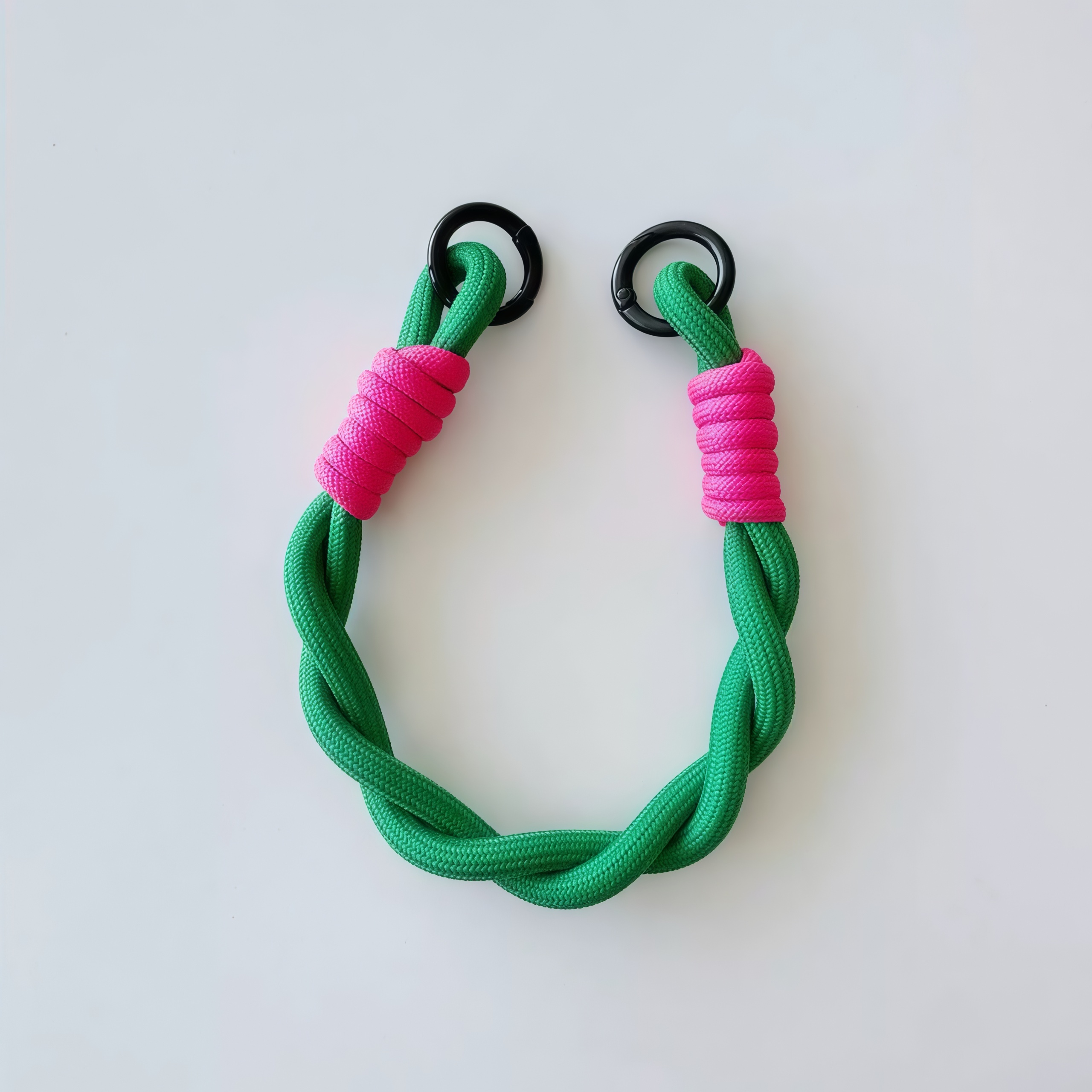 Patterned Double-Ring Lanyard