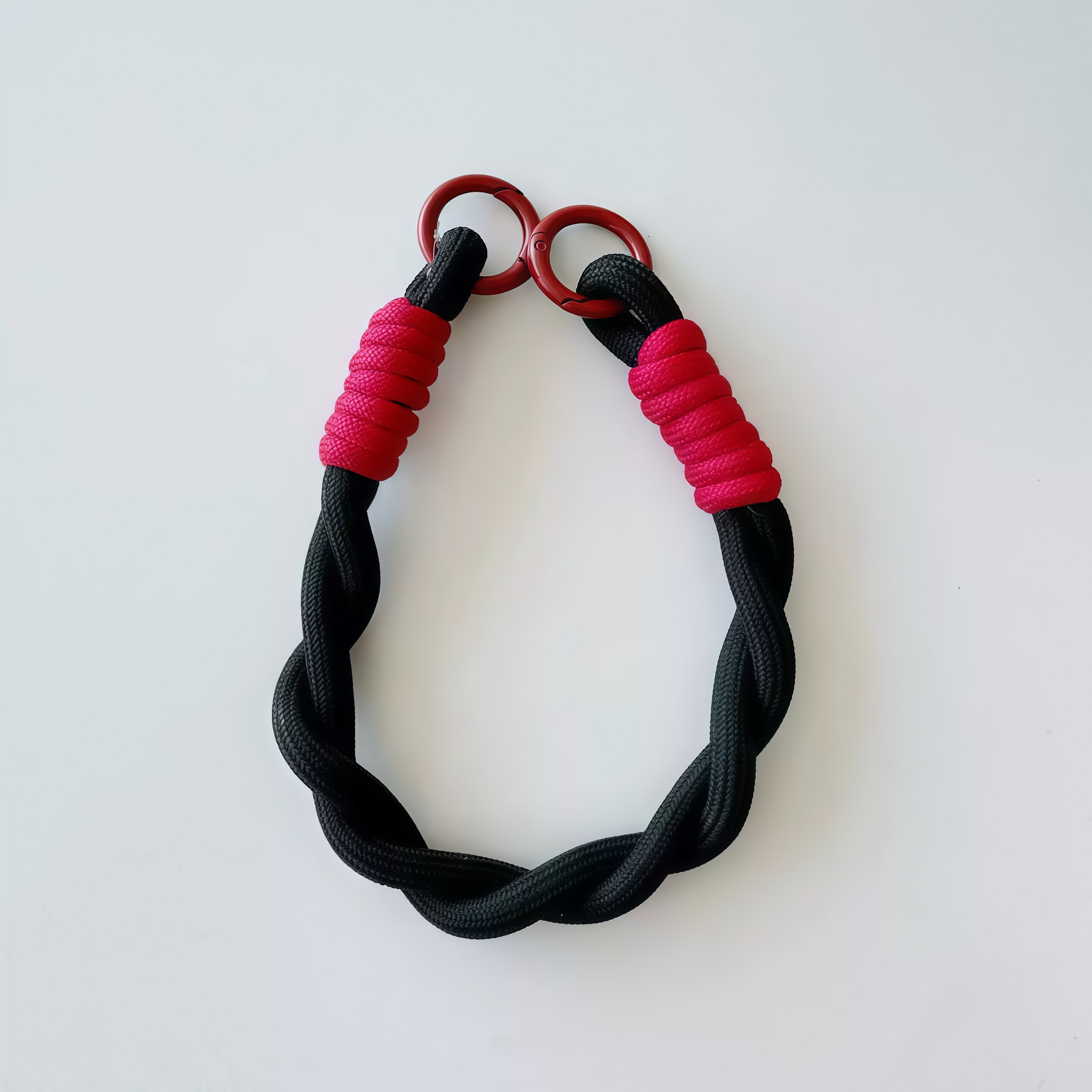 Patterned Double-Ring Lanyard