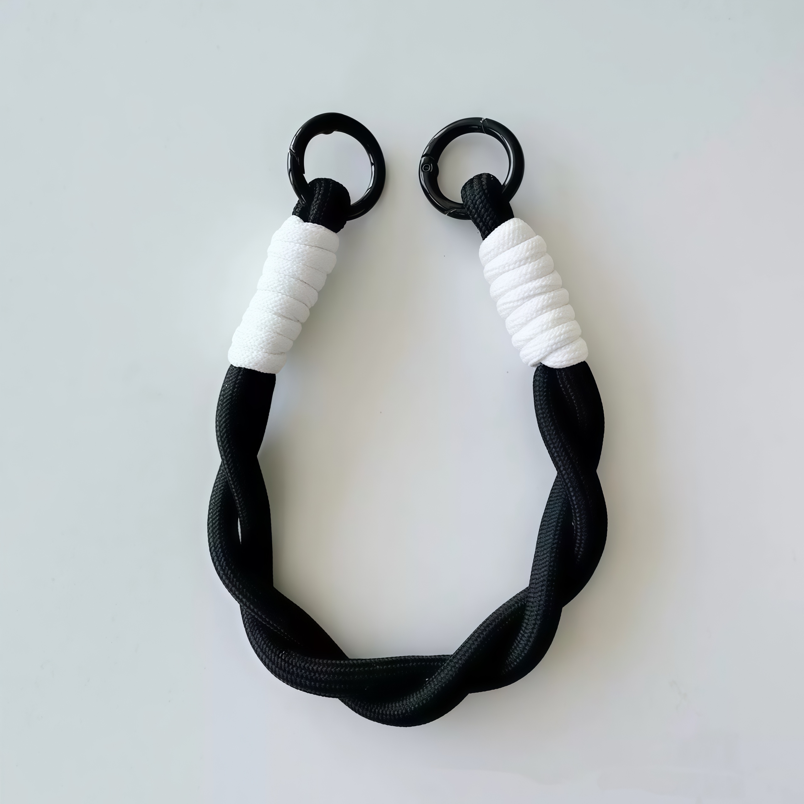 Patterned Double-Ring Lanyard