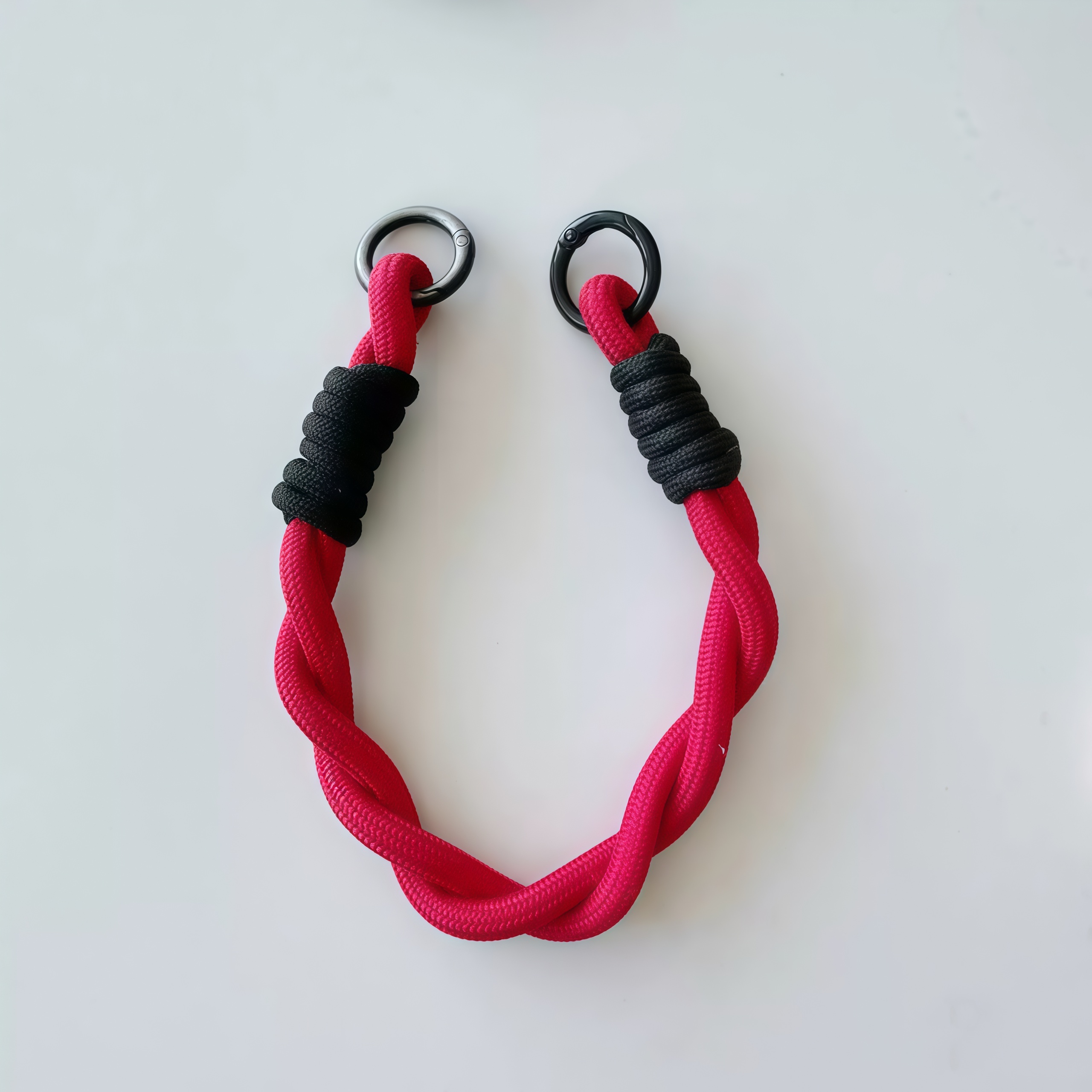 Patterned Double-Ring Lanyard