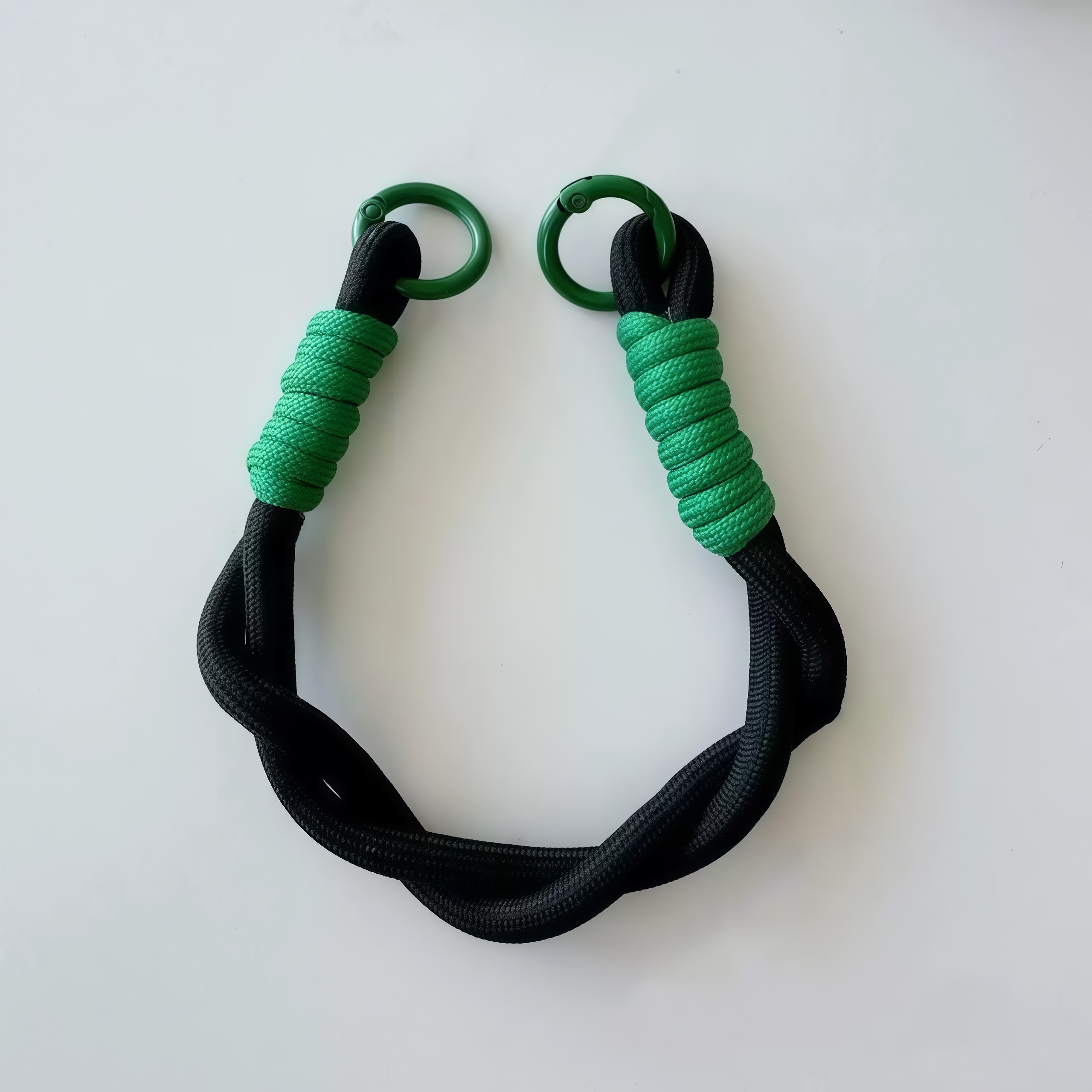 Patterned Double-Ring Lanyard