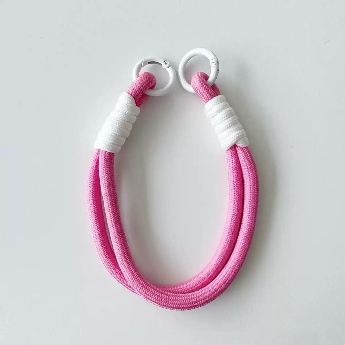 Patterned Double-Ring Lanyard
