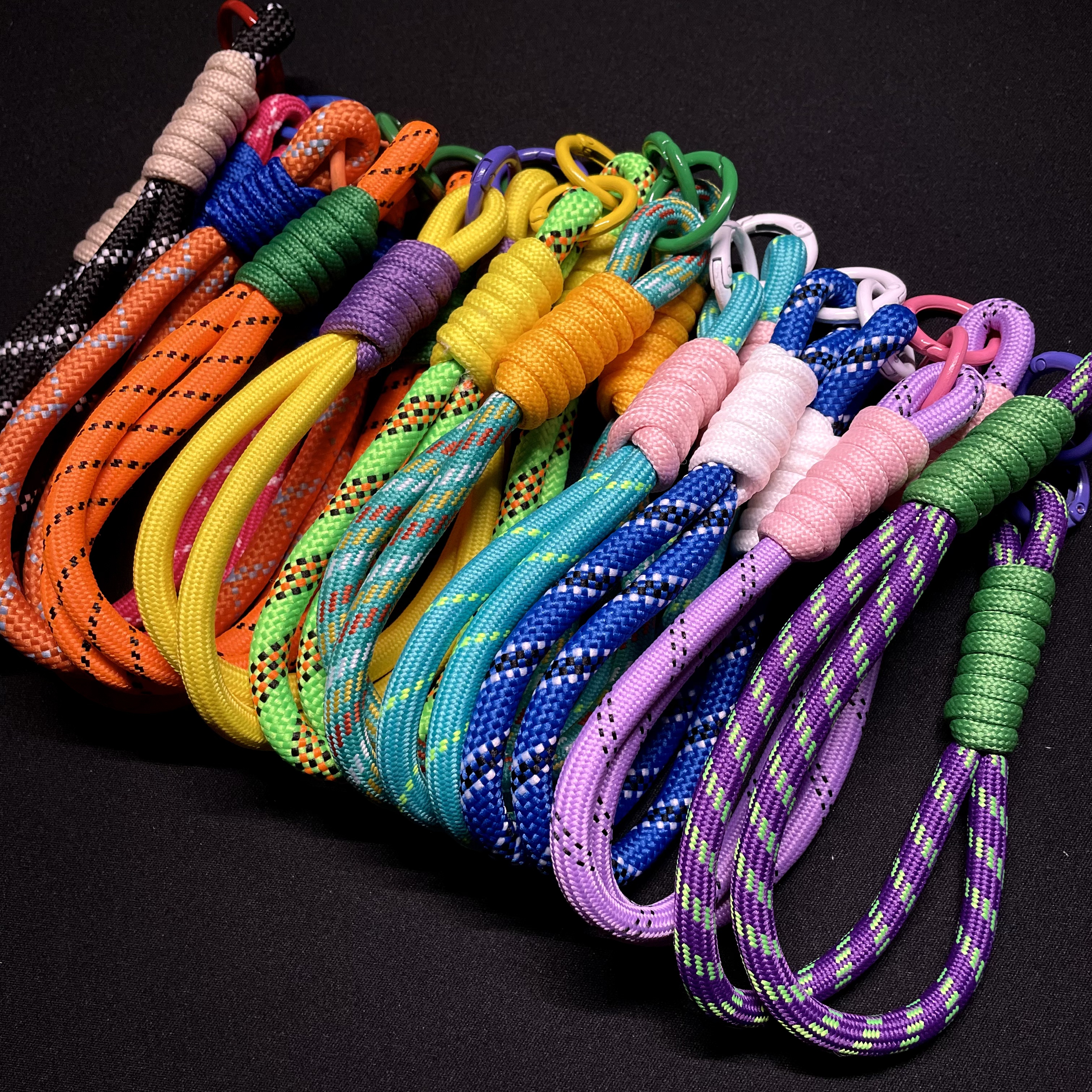 Patterned Double-Ring Lanyard