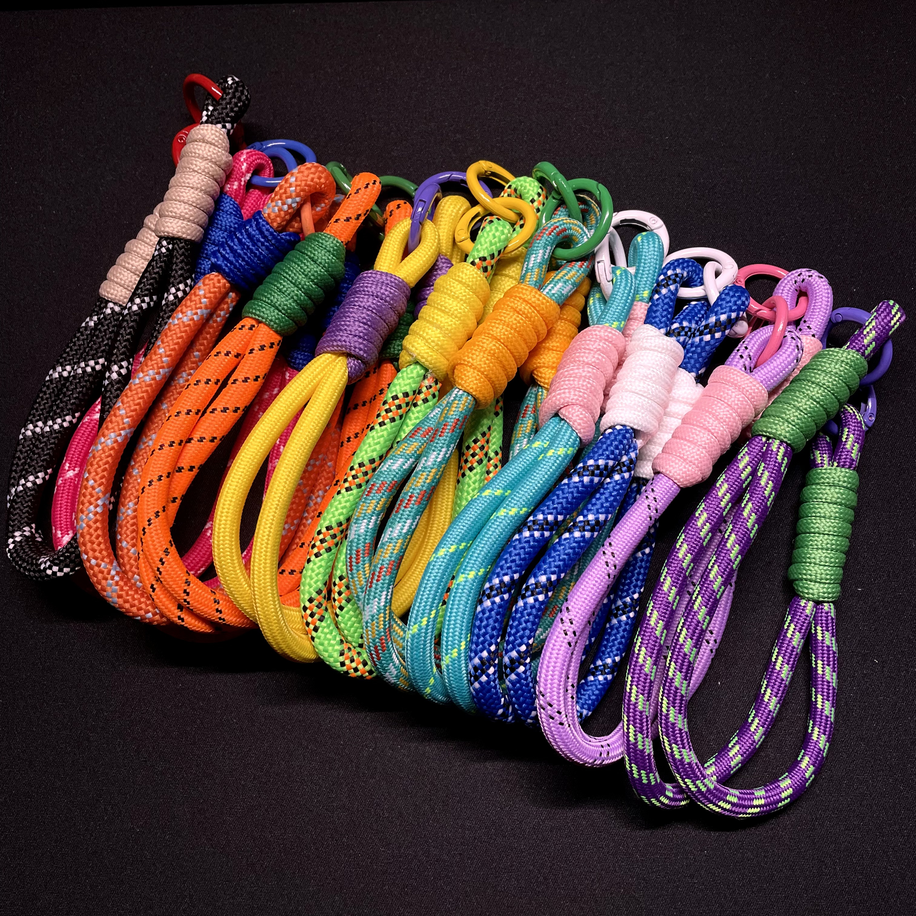 Patterned Double-Ring Lanyard