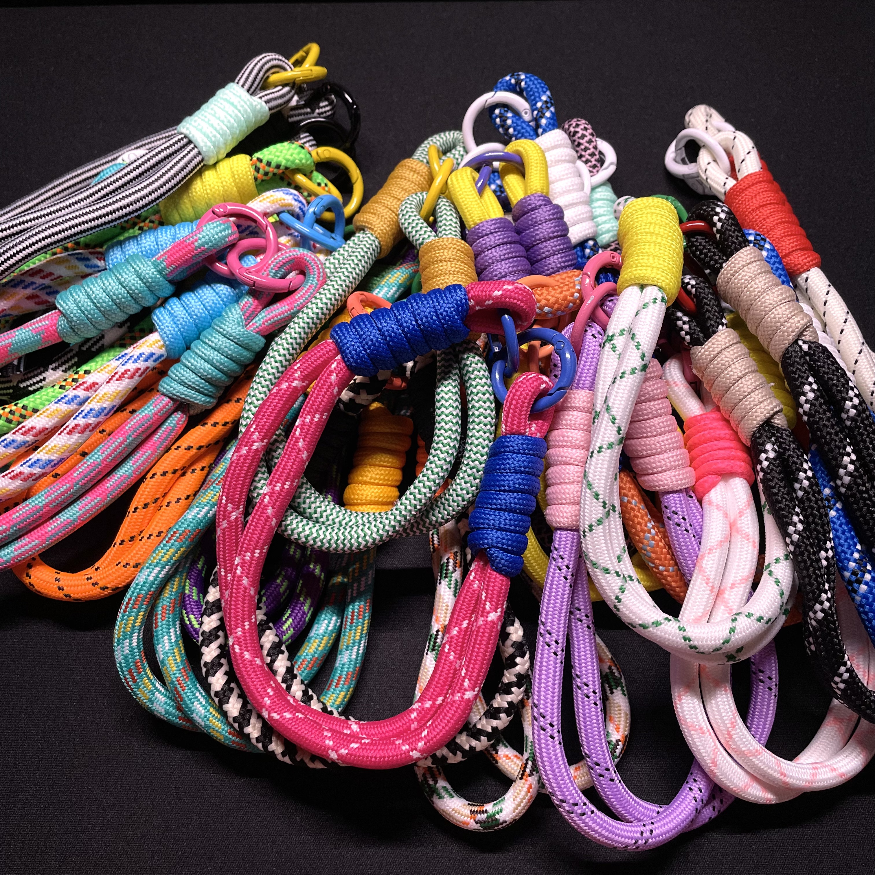 Patterned Double-Ring Lanyard
