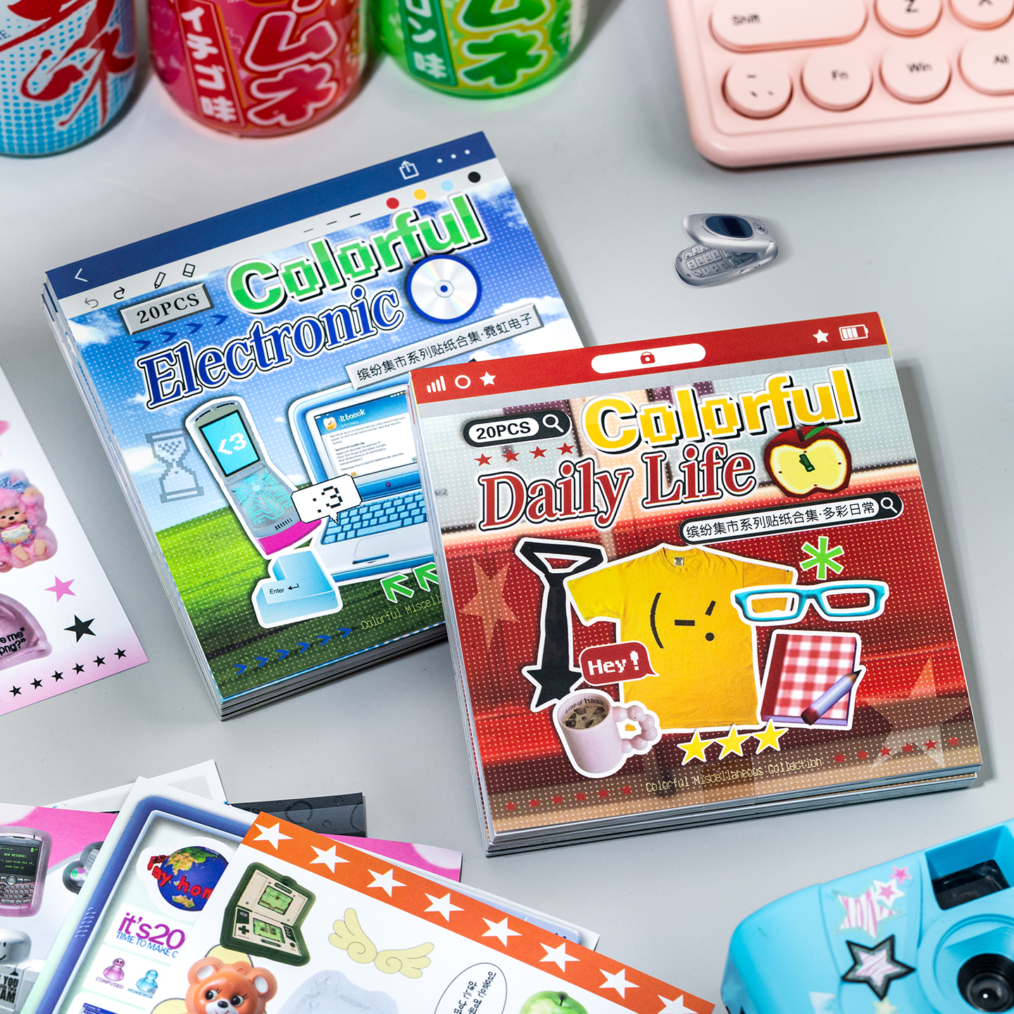 「Y2K Throwback」Sticker Book Duo