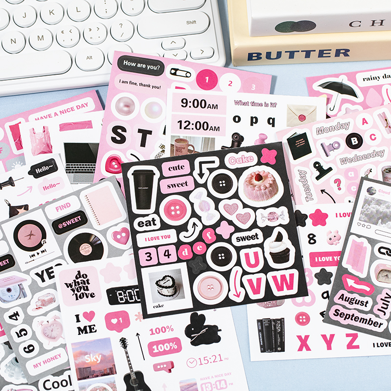 「Daily Notes」Sticker Book Collection