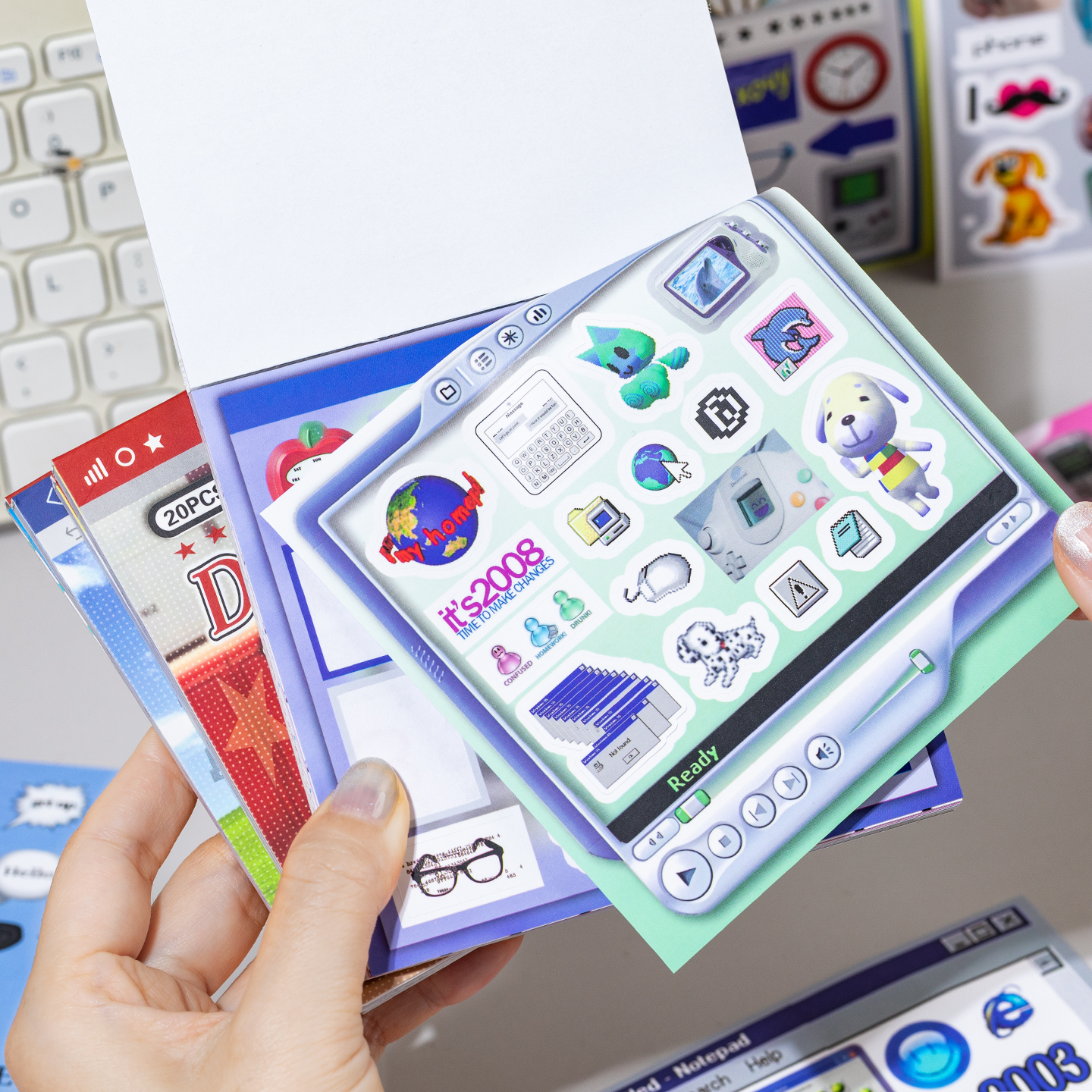 「Y2K Throwback」Sticker Book Duo