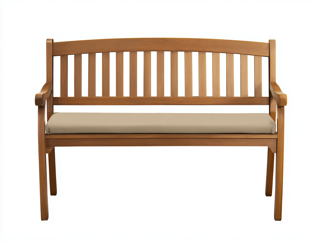 Banc de jardin en bois 150x55x90 cm - usage extérieur - marron - design classique-Casamymart