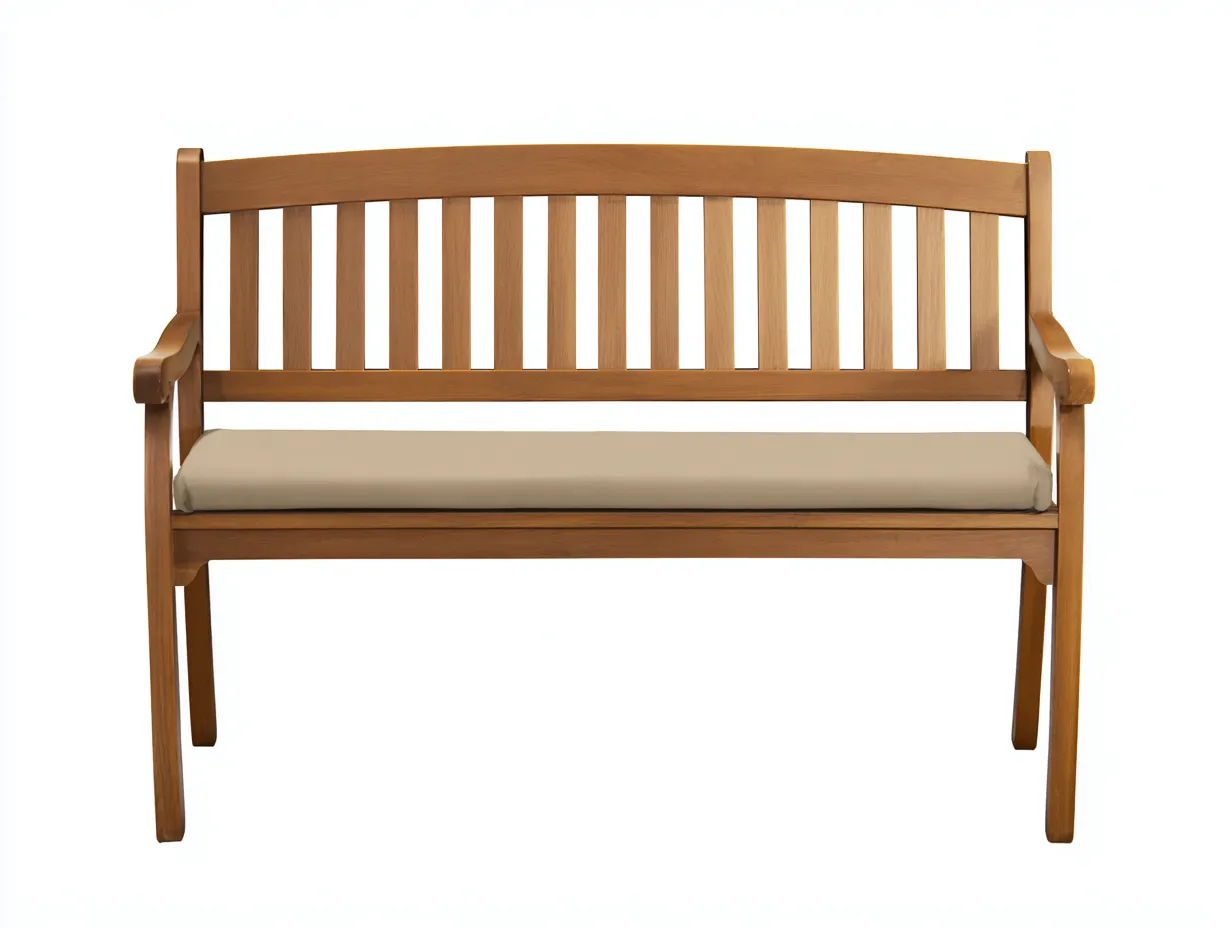 Banc de jardin en bois 150x55x90 cm - usage extérieur - marron - design classique-Casamymart