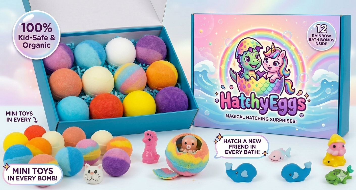 Hatchy Bath Bomb® 6 Pack/12 Pack 