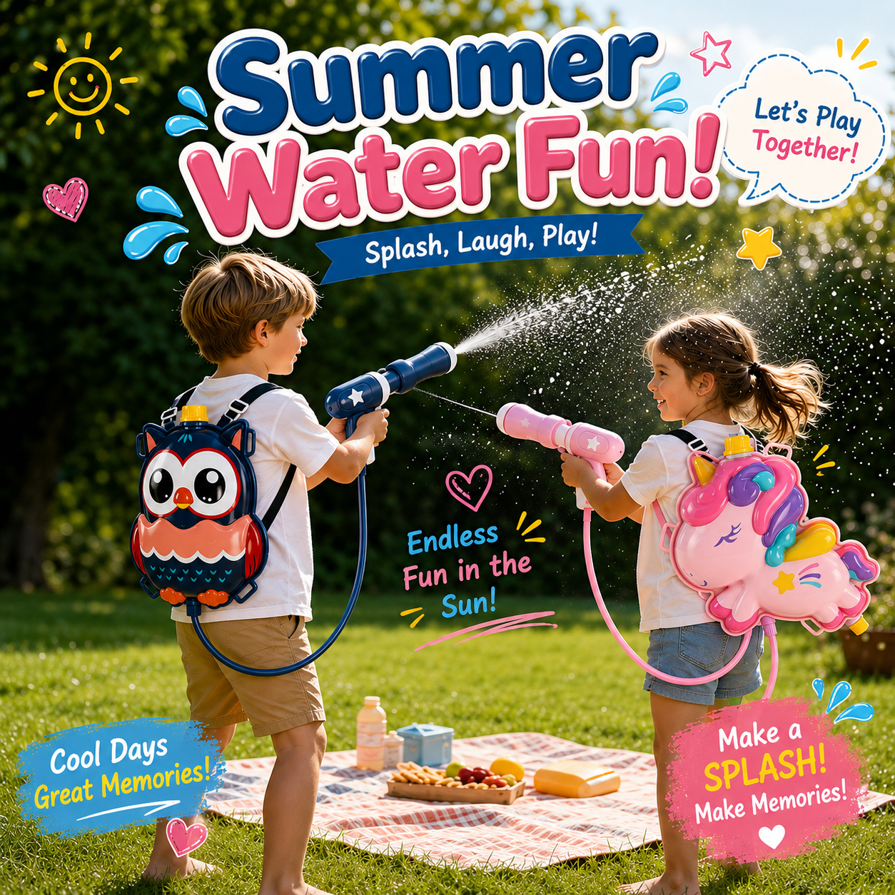 Hatchy Non-Stop Backpack Blaster (2L)