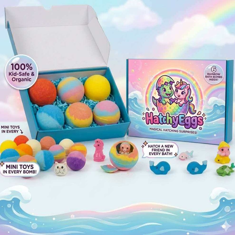 Hatchy Bath Bomb® 6 Pack