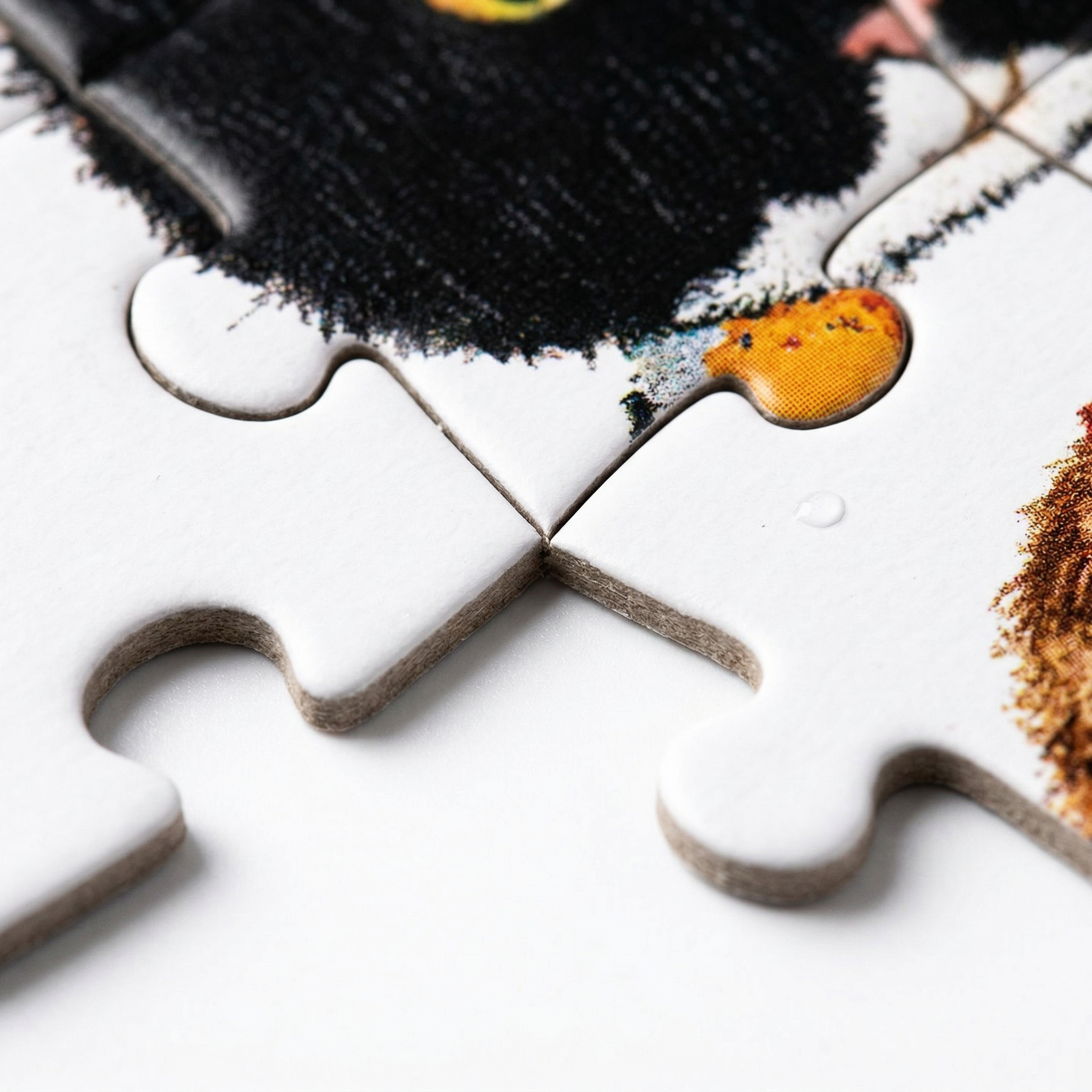 Artistic picture of cats and mahjong theme jigsaw puzzle - 1200 pieces 