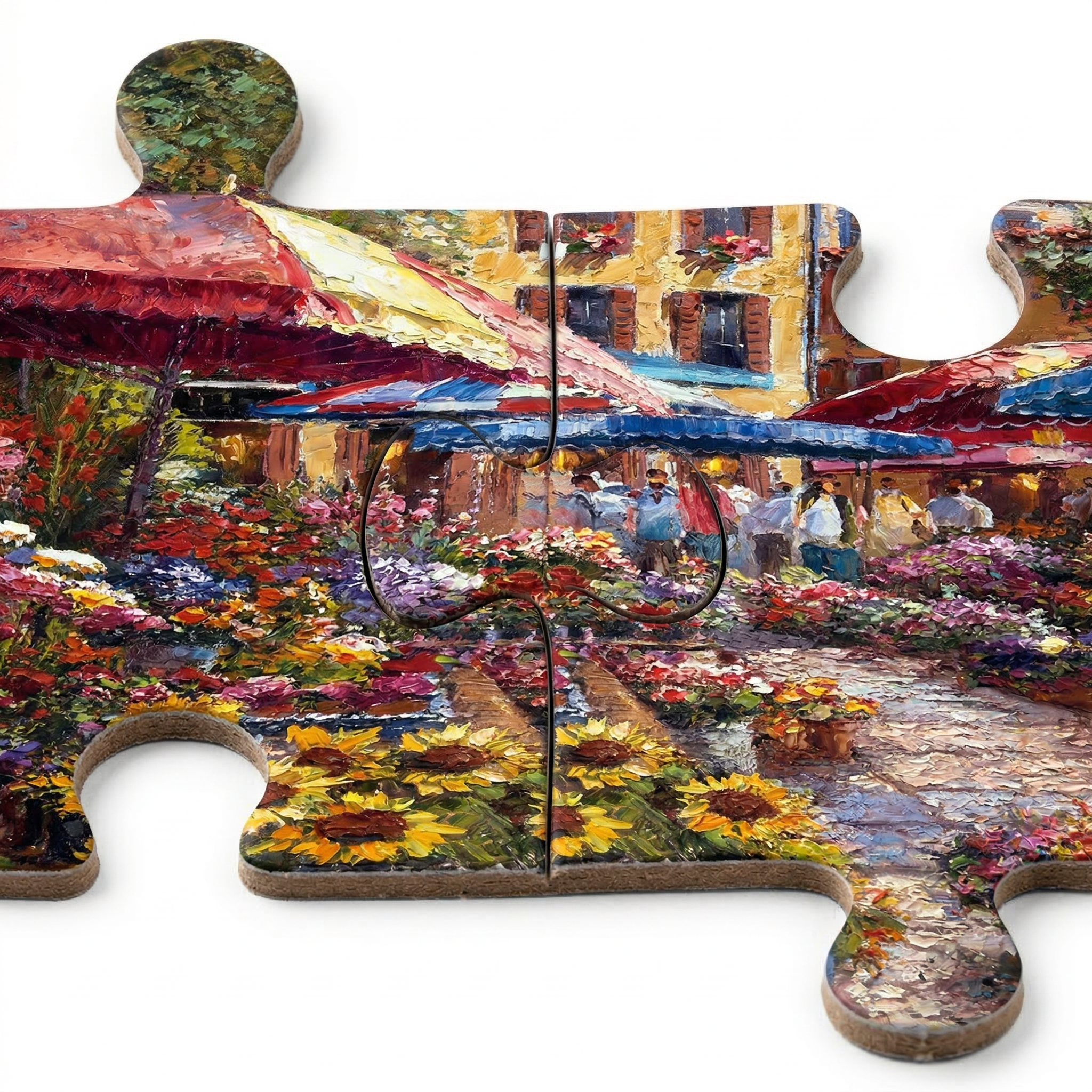 Provence Style Oil Painting Puzzle - 1000 Pieces - Children & Adults - Entertainment, Stress Relief, Brain Training 