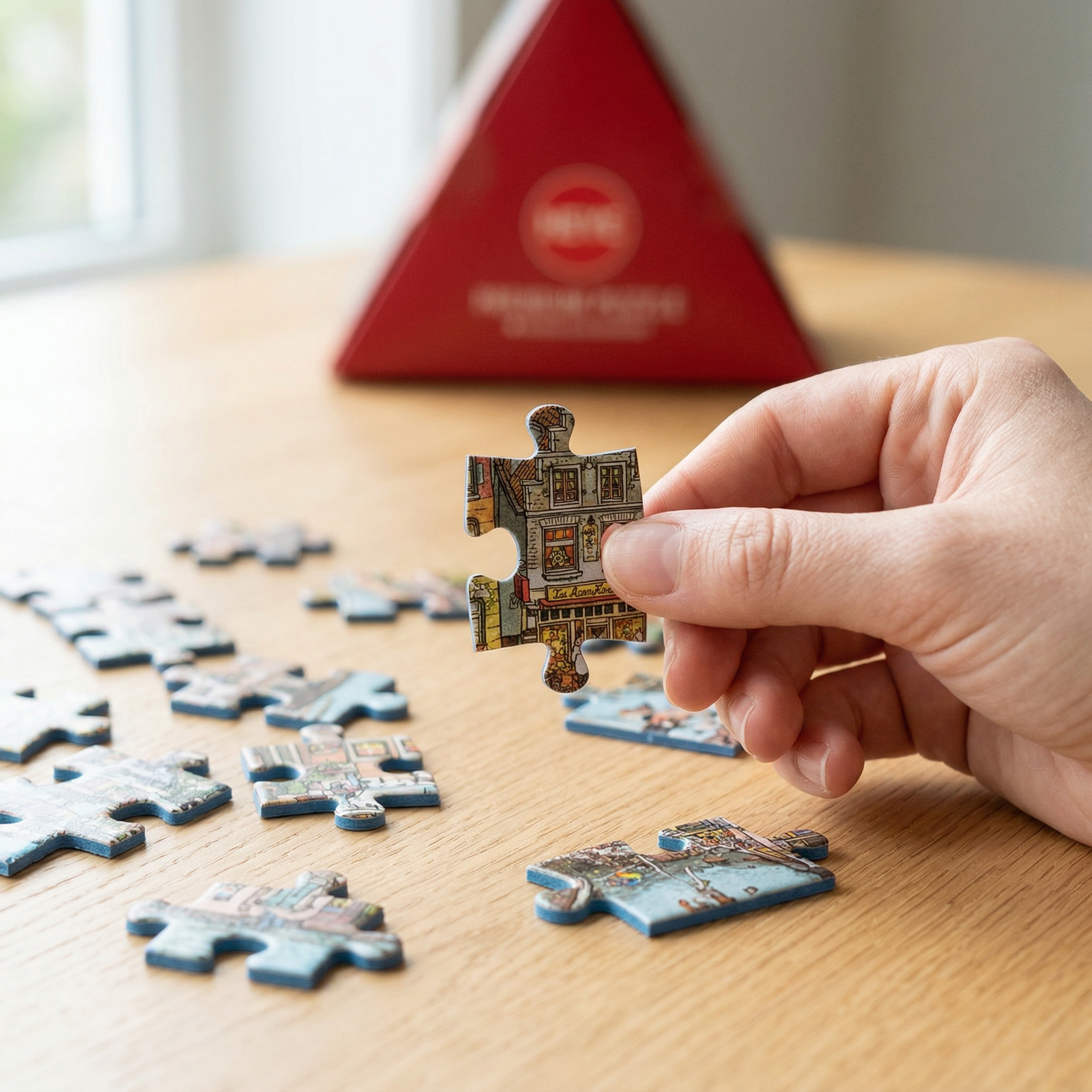 "Street Canal" Adult Puzzle Art Board Game - 1200 Pieces 